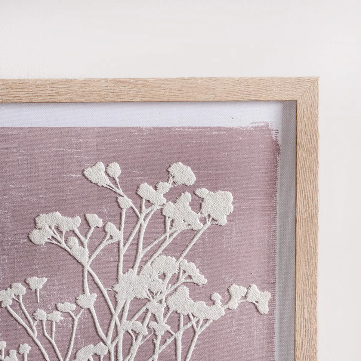 Mauve Emboss Print Wall Art Set Of 2 23x17 Inch - Image 13