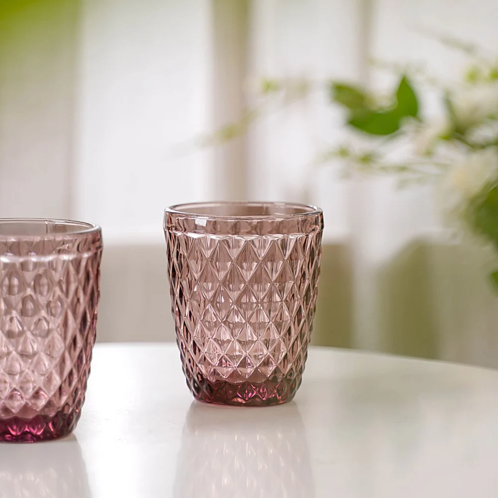Mauve Orchid Drinking Glass Set of 4 - Image 5