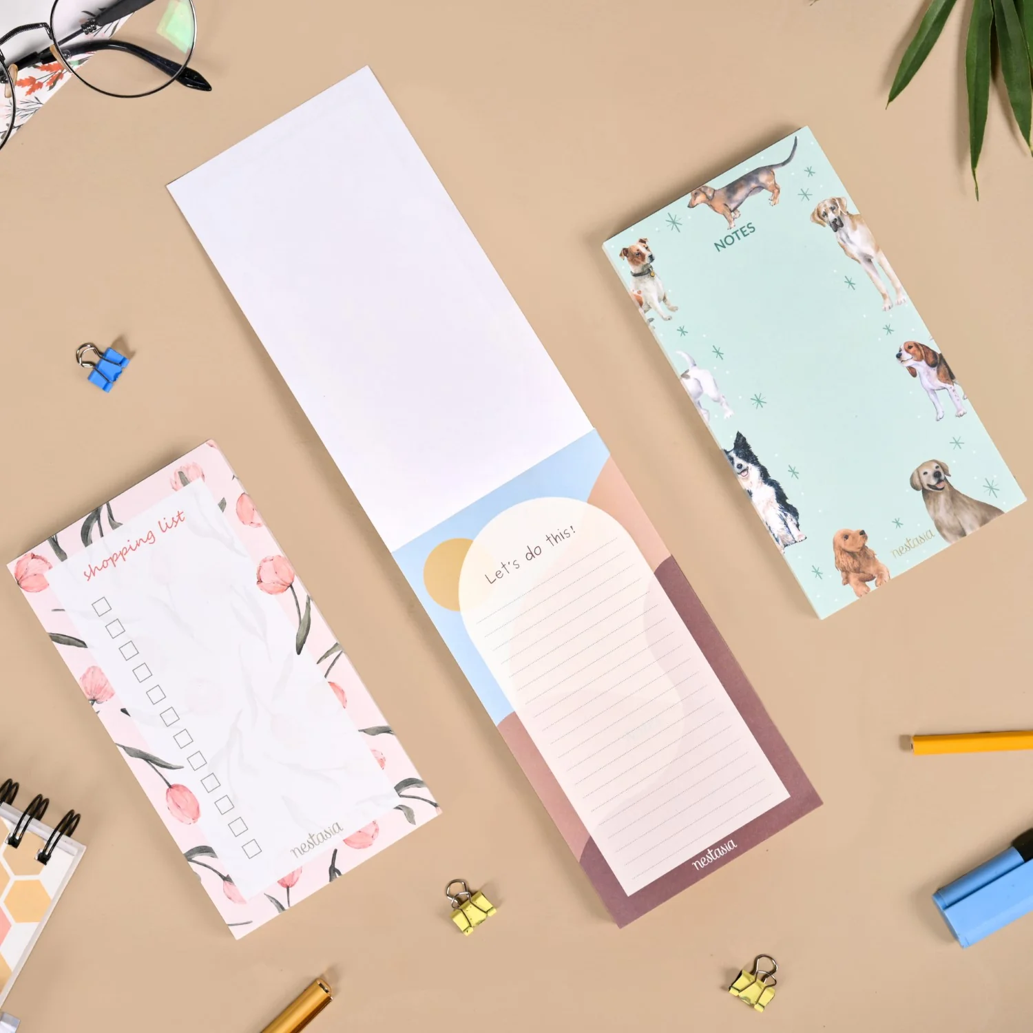 MemoMate Notepads With Tear Off Sheets Set Of 5 - Image 3