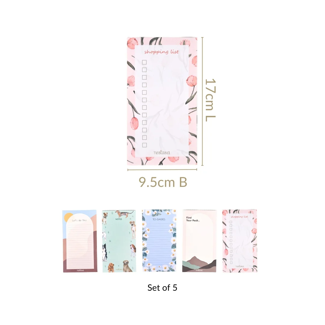 MemoMate Notepads With Tear Off Sheets Set Of 5 - Image 4