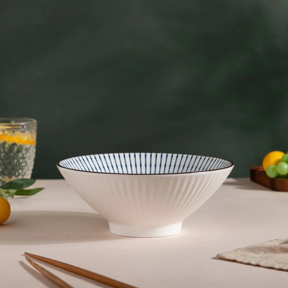 Meraki Striped Ramen Bowl 700 ml - Image 5