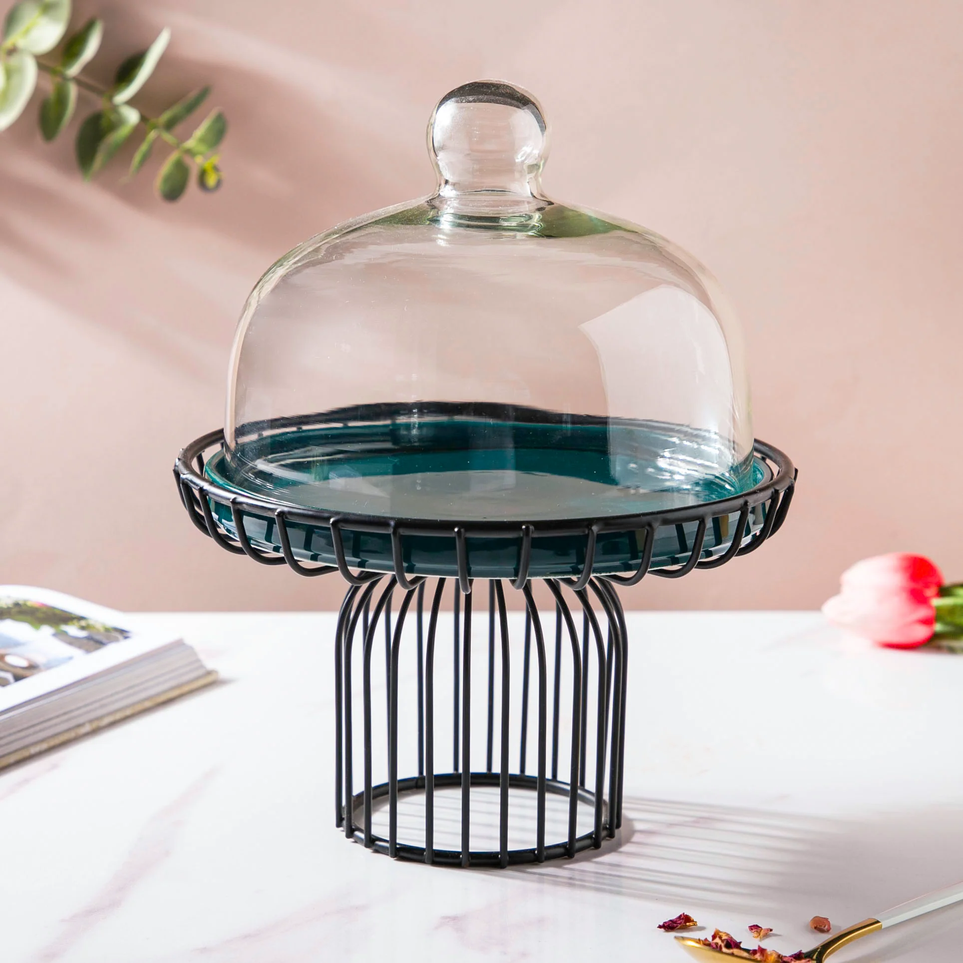 Metal Cake Stand 8 inch - Image 3
