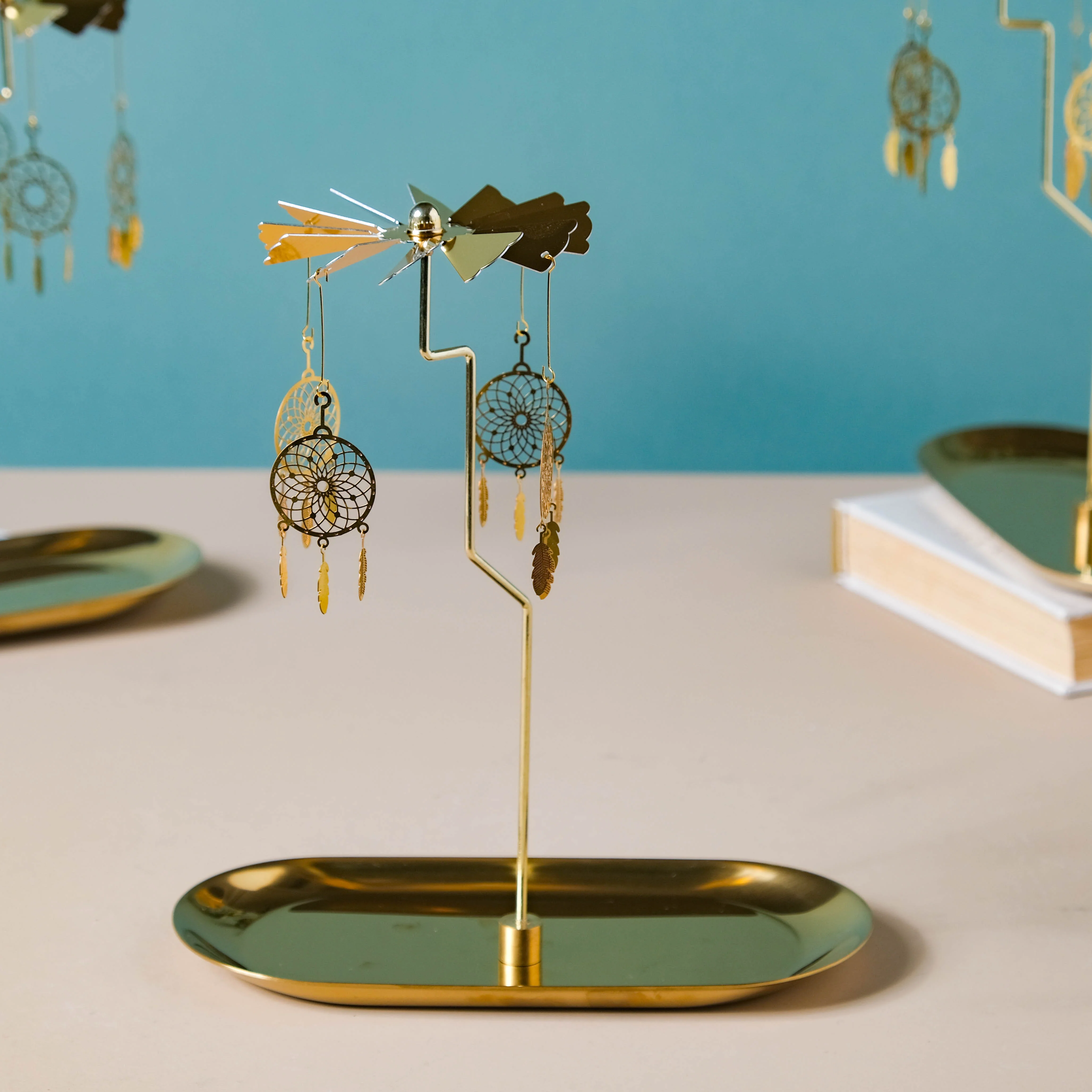 Metal Carousel Decor Intricate Dreamcatchers