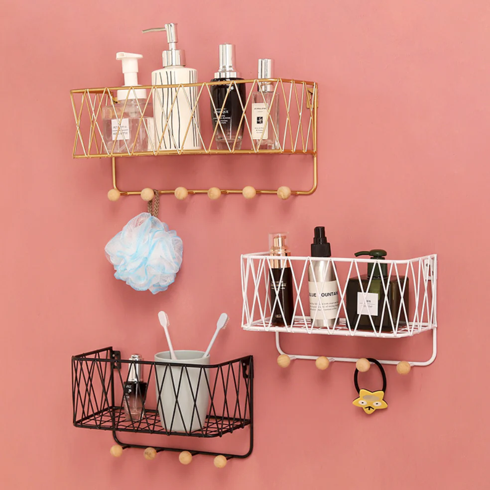 Metal Wall Shelf Rack - Image 2