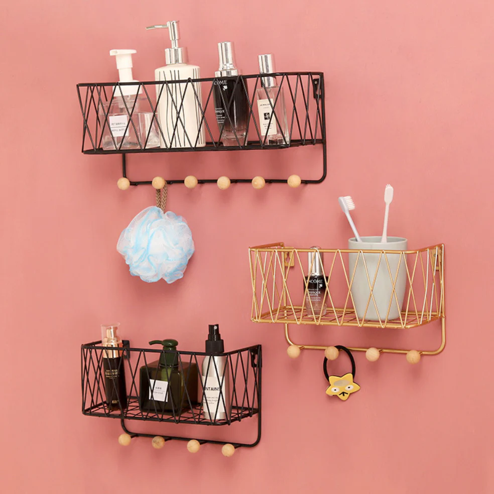 Metal Wall Shelf Rack - Image 3