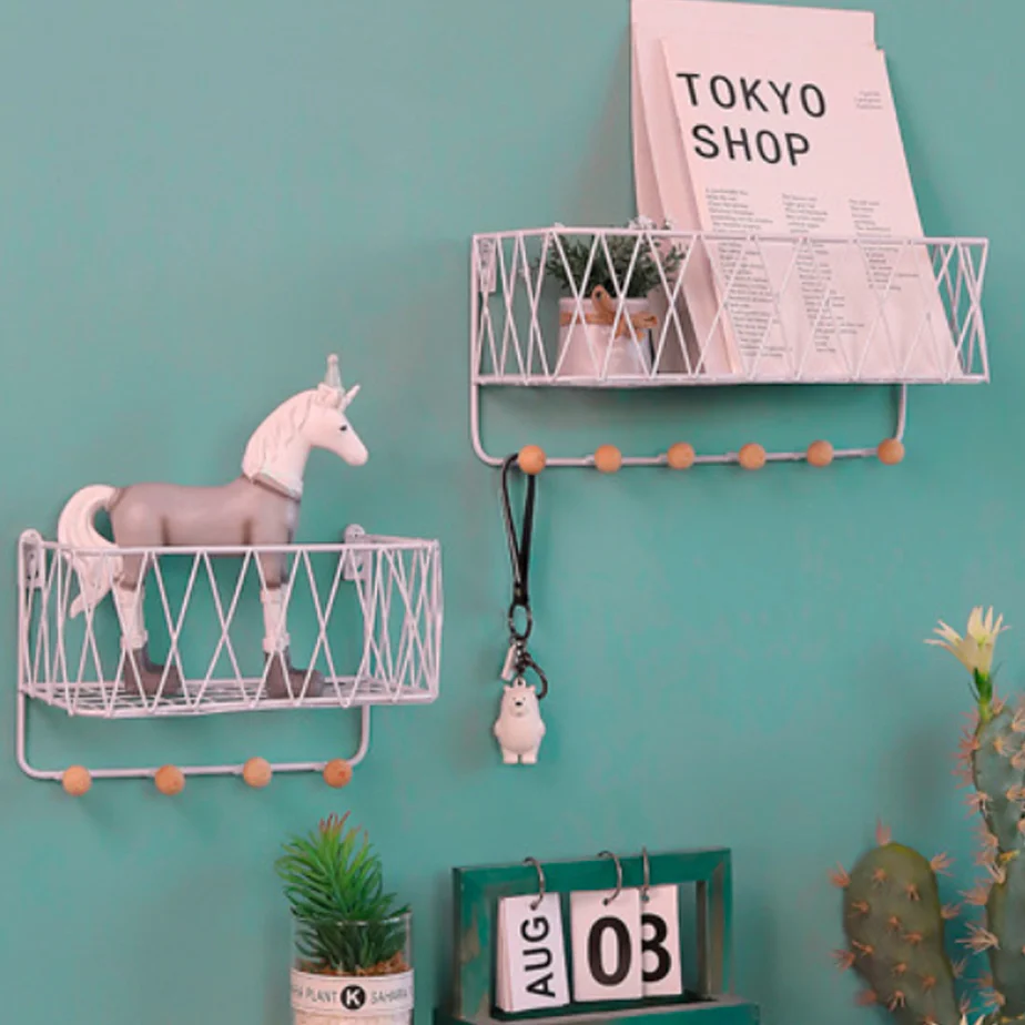 Metal Wall Shelf Rack - Image 7