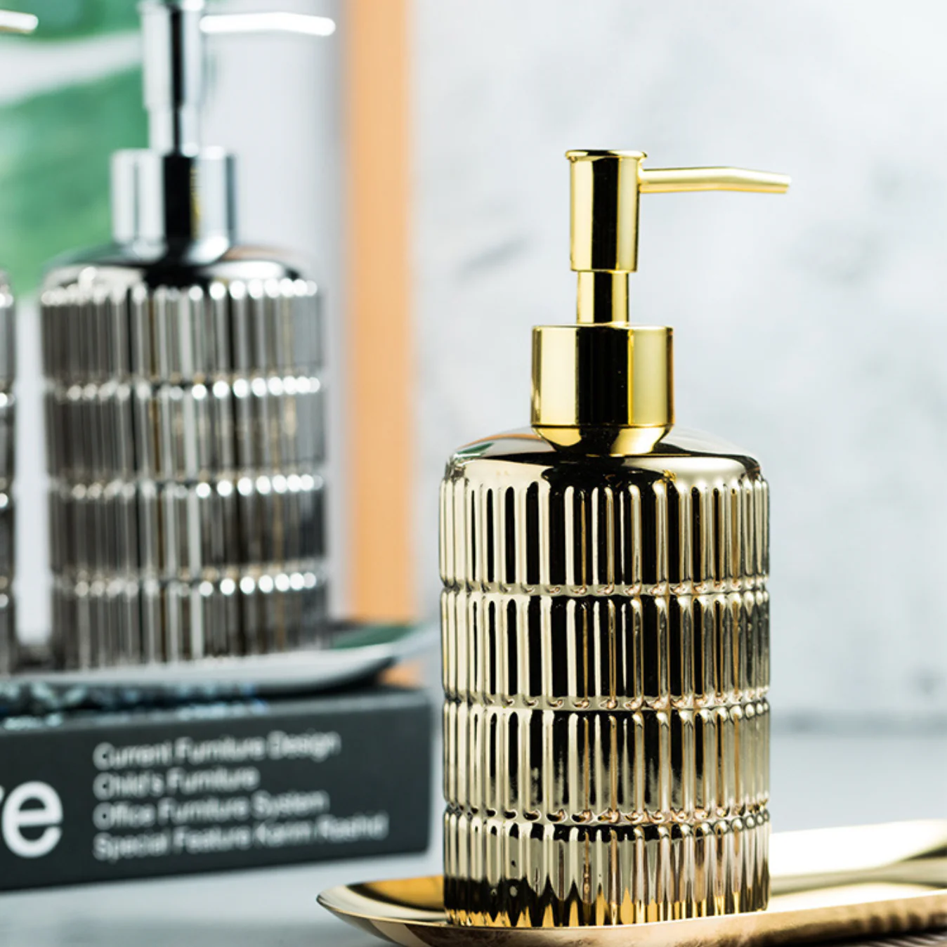 Metallic Dispenser Bottle - Image 8