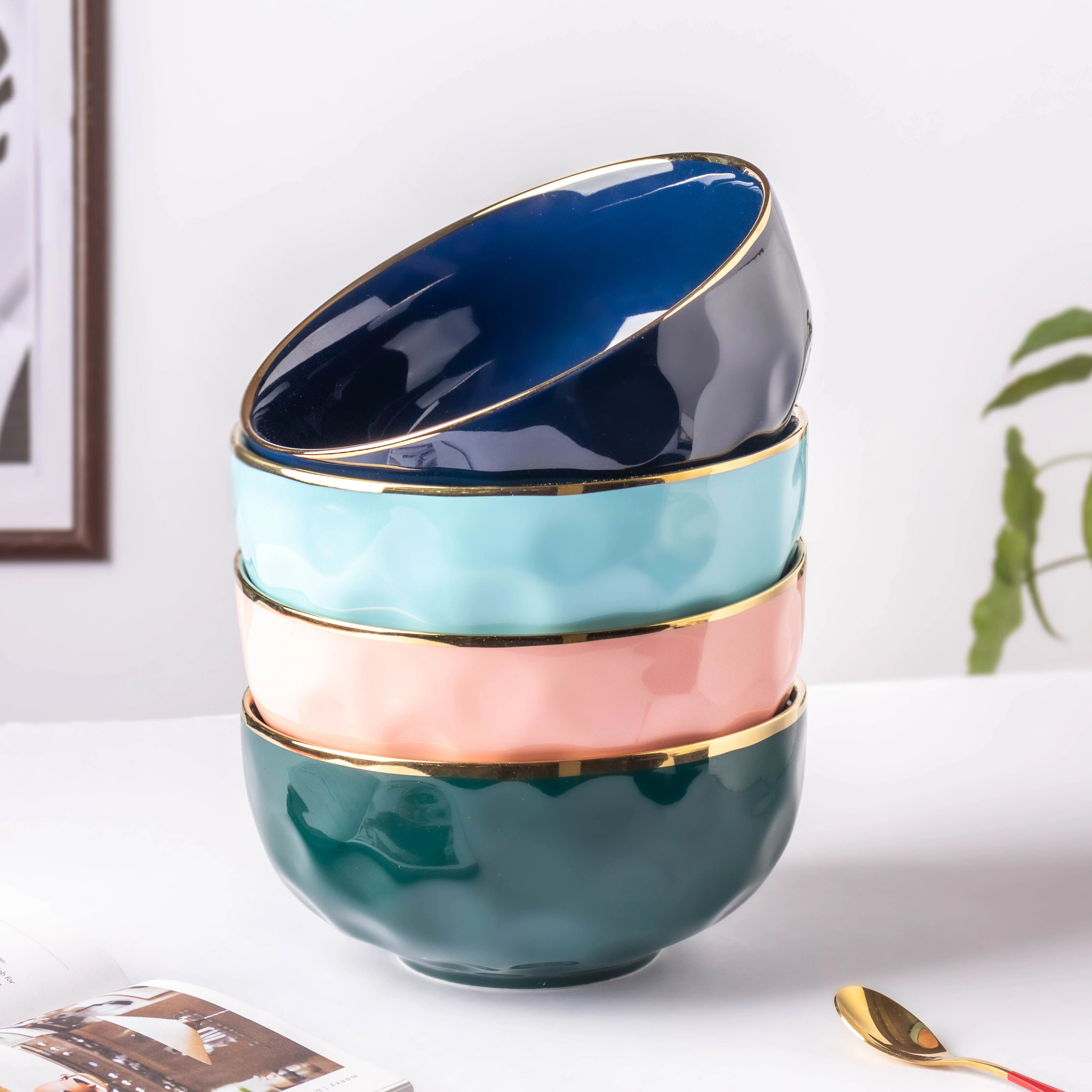 Midnight Blue Serving Bowl 8 Inch - Image 8