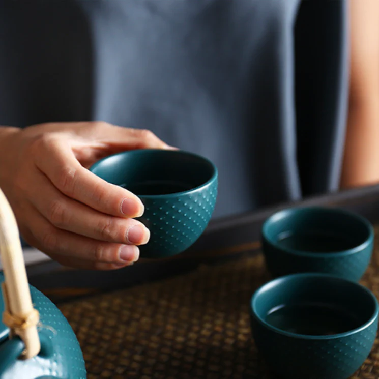 Midnight Green Tea set - Image 8