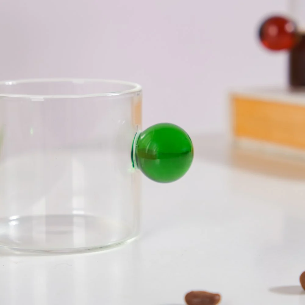 Mini Espresso Shot Glass Cup Green 70ml - Image 7