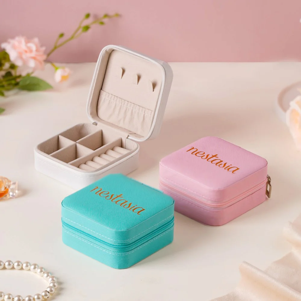 Mini Jewellery Storage Box Sea Green - Image 13