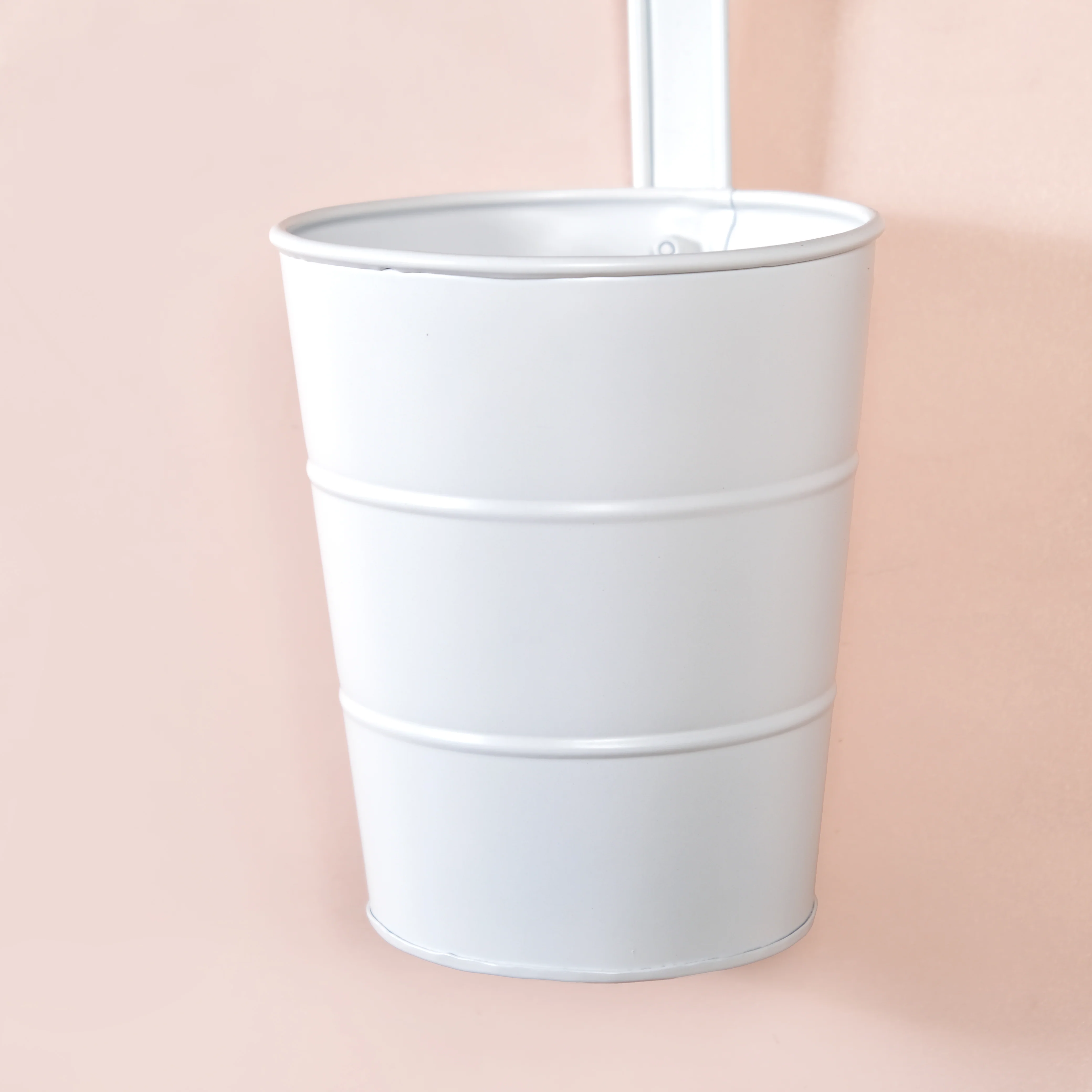 Minimalist Hanging Bucket Planter Set Of 3 Ivory - Image 8