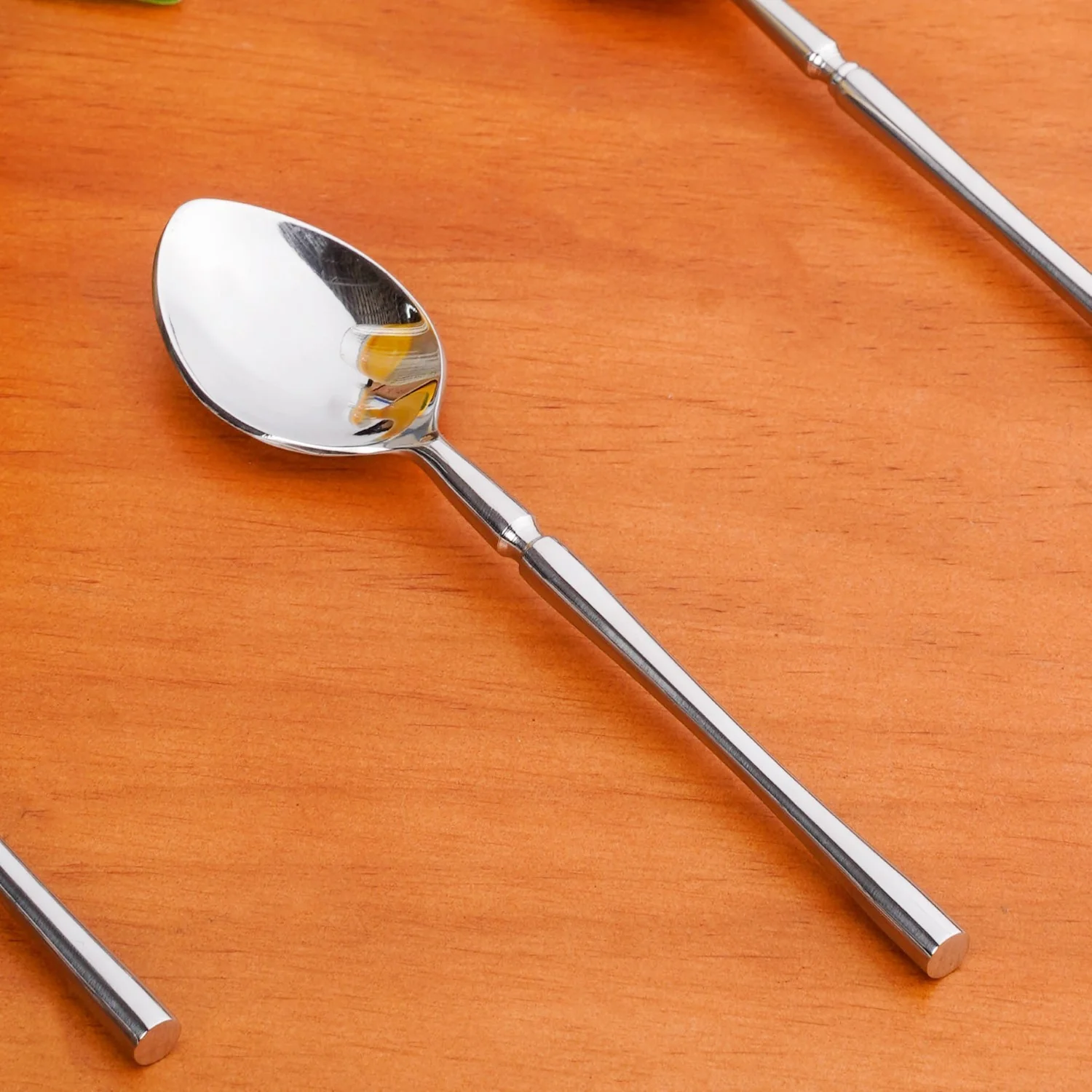 Minimalist Stainless Steel Spoon Set Of 6 - Image 6