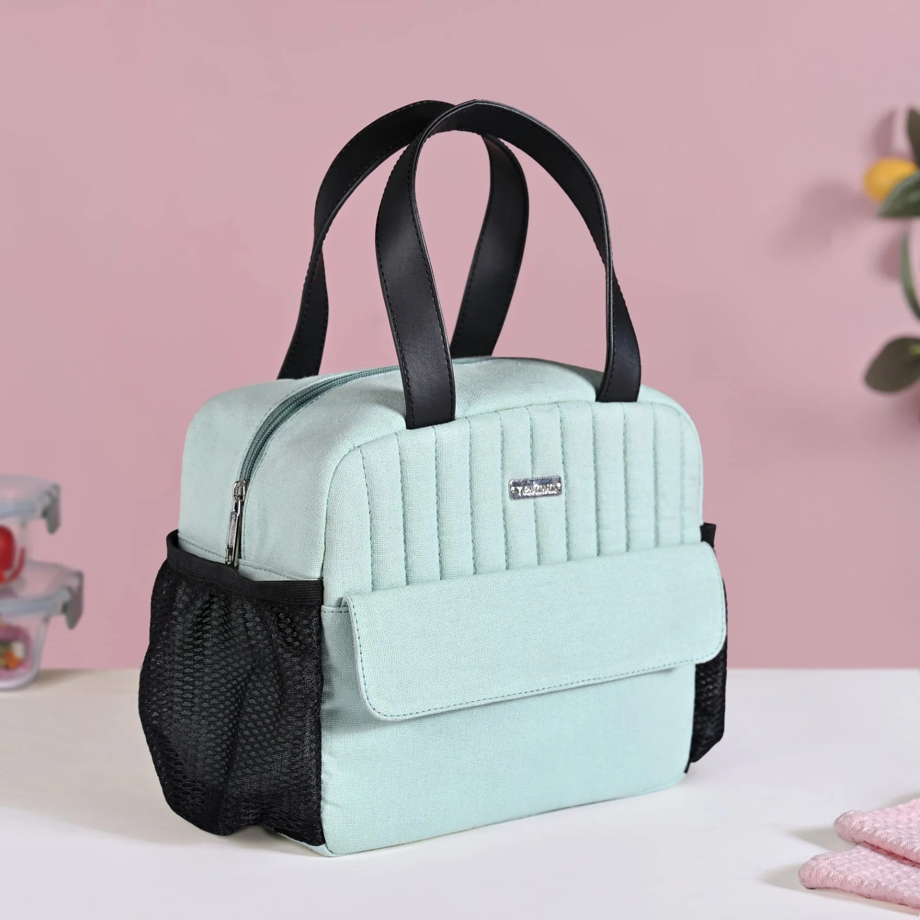 Mint Insulated Lunch Bag