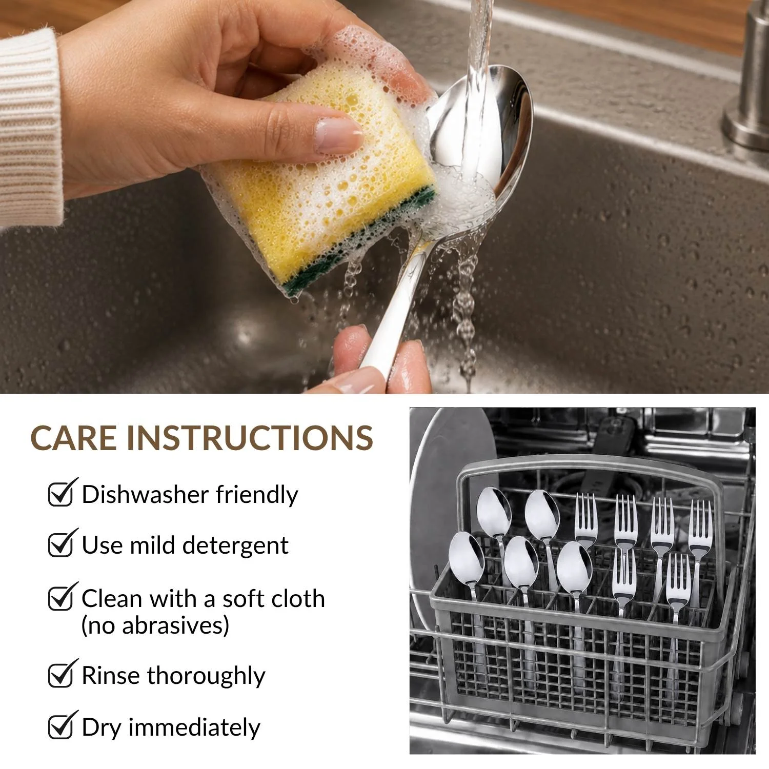 Mirror Finish Cutlery Set Of 12 - Image 8