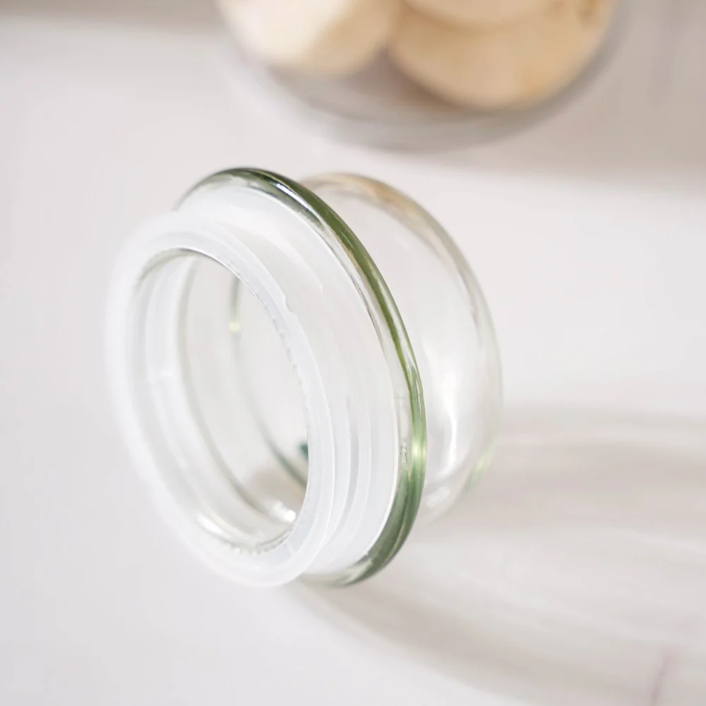 Modern Glass Jar Medium Set Of 4 550ml - Image 7