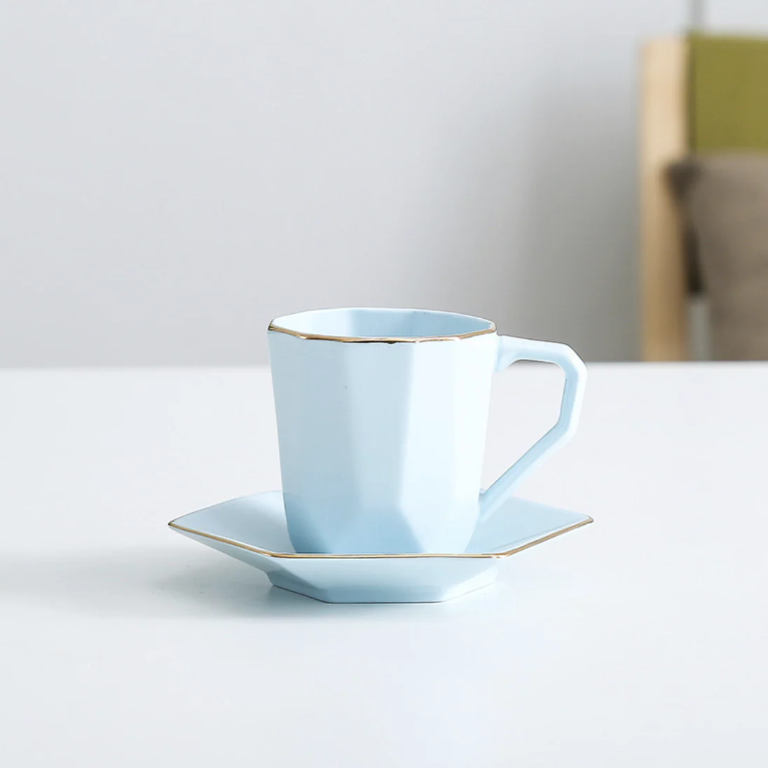 Modern Tea Set Blue - Image 12