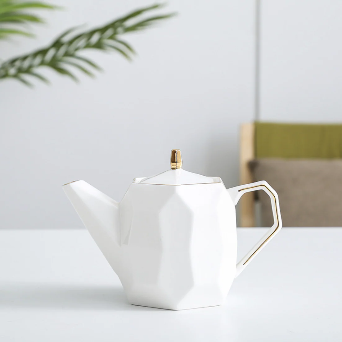 Modern Tea Set White - Image 6