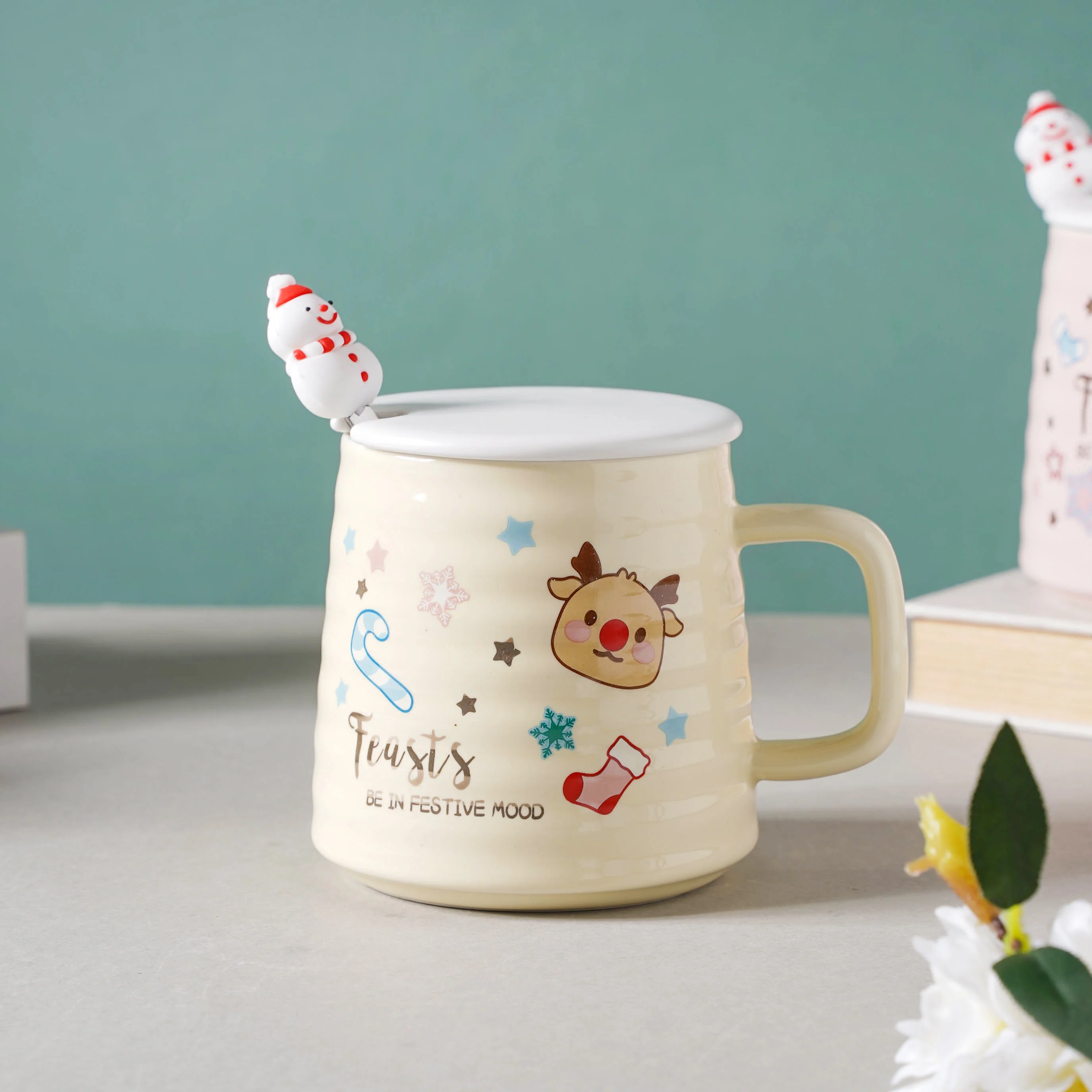 Modern Textured Ceramic Cup