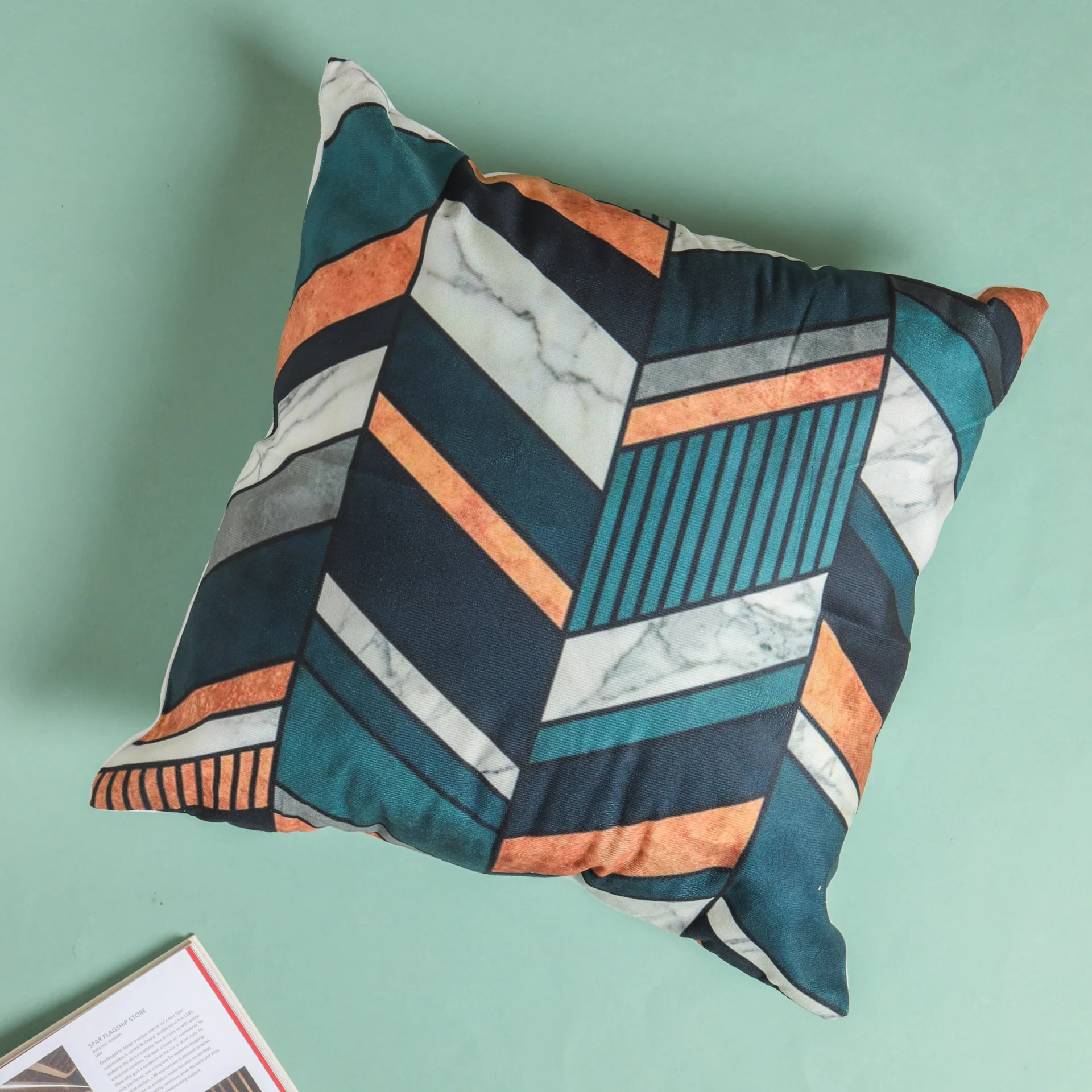 Modern Zigzag Design Pillow Slip - Image 2