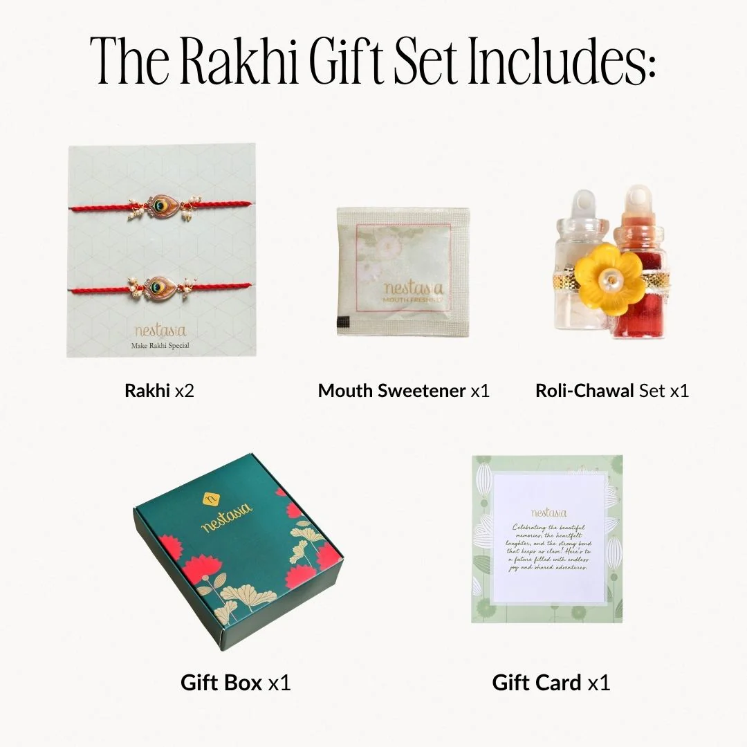 Morpankh Rakhi Duo Set - Image 4