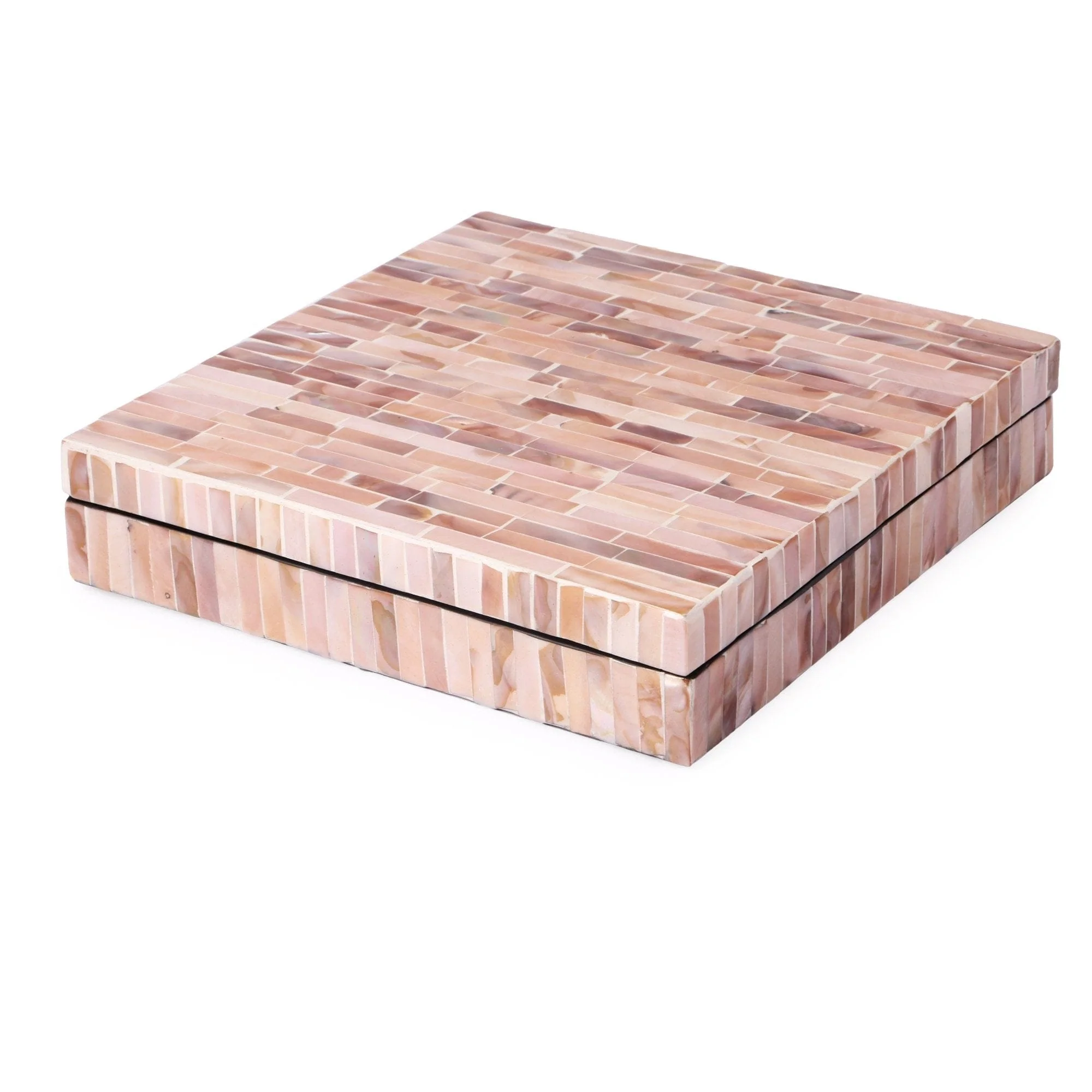 OCEAN Mother Of Pearl Square Box-Rose Gold - Image 2
