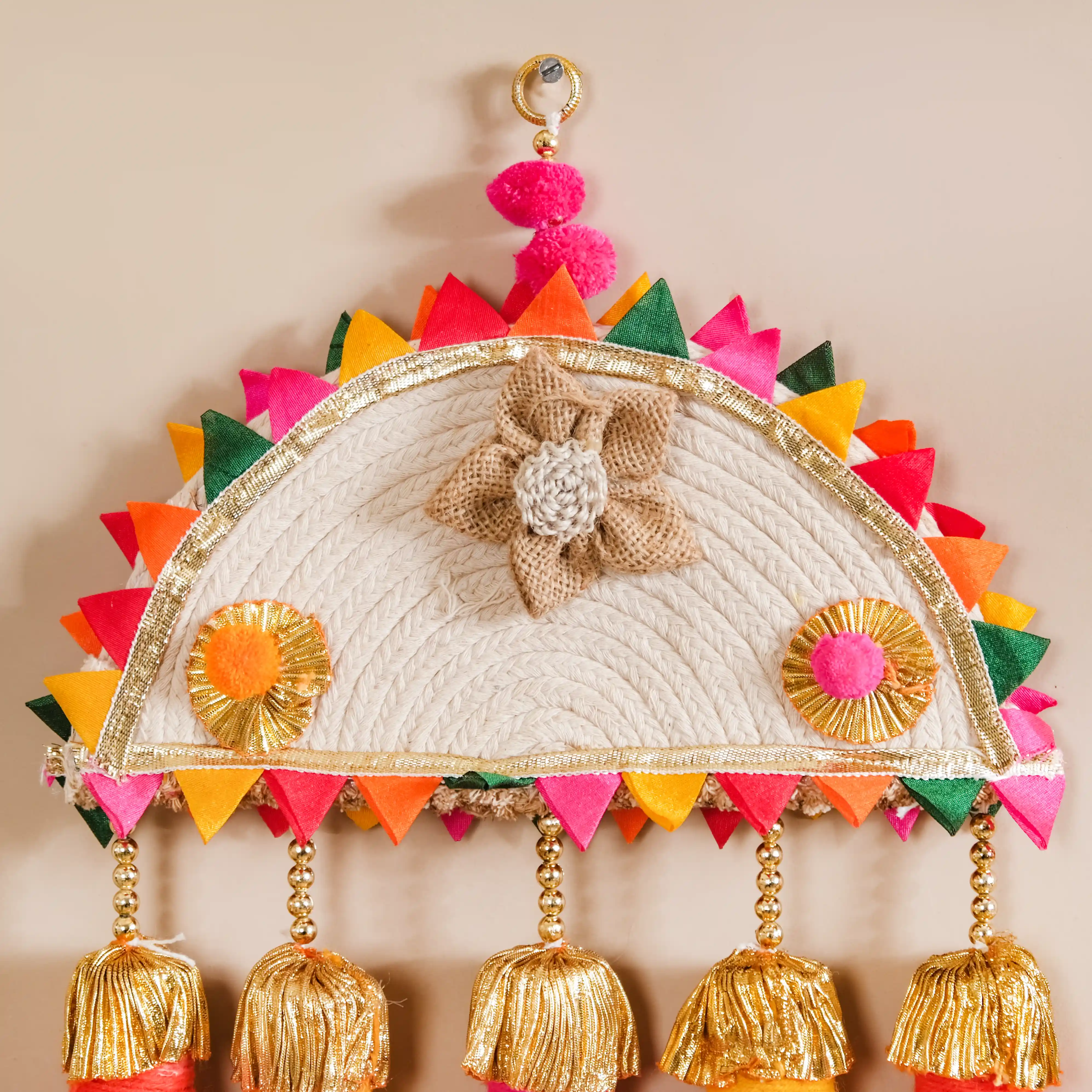 Multicolour Decorative Wall Hanging Set of 2 - Image 7