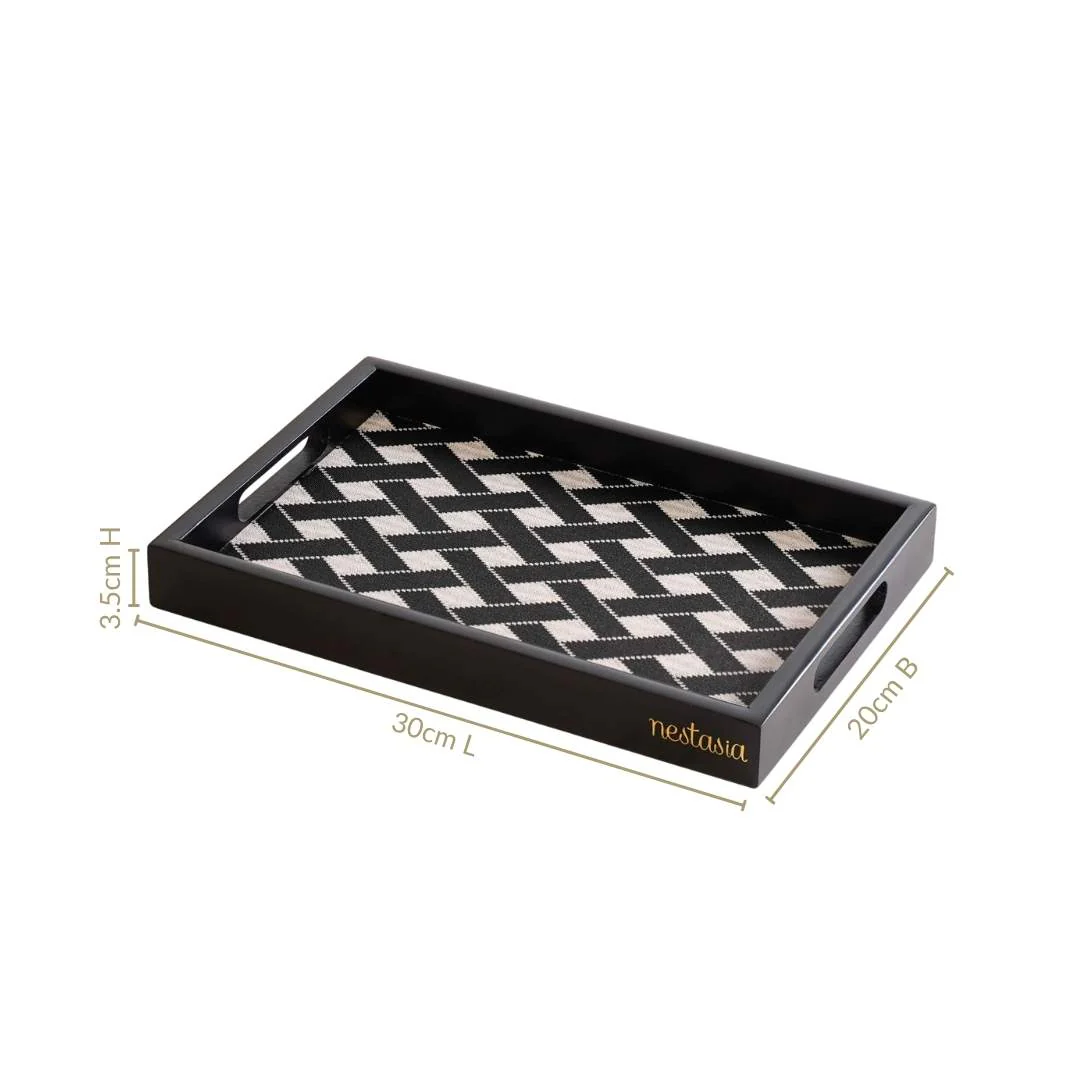 Multipurpose Decorative Tray Black Small - Image 4
