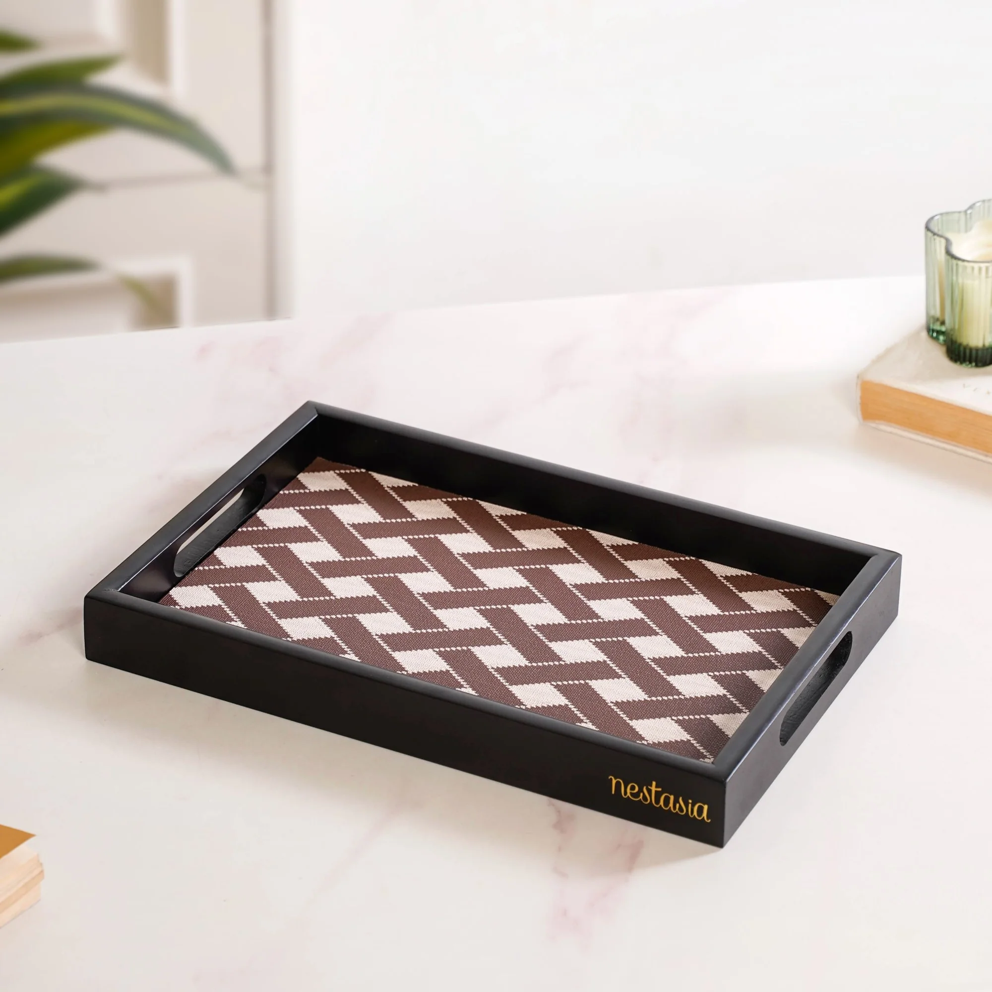 Multipurpose Decorative Tray Brown Small - Image 7