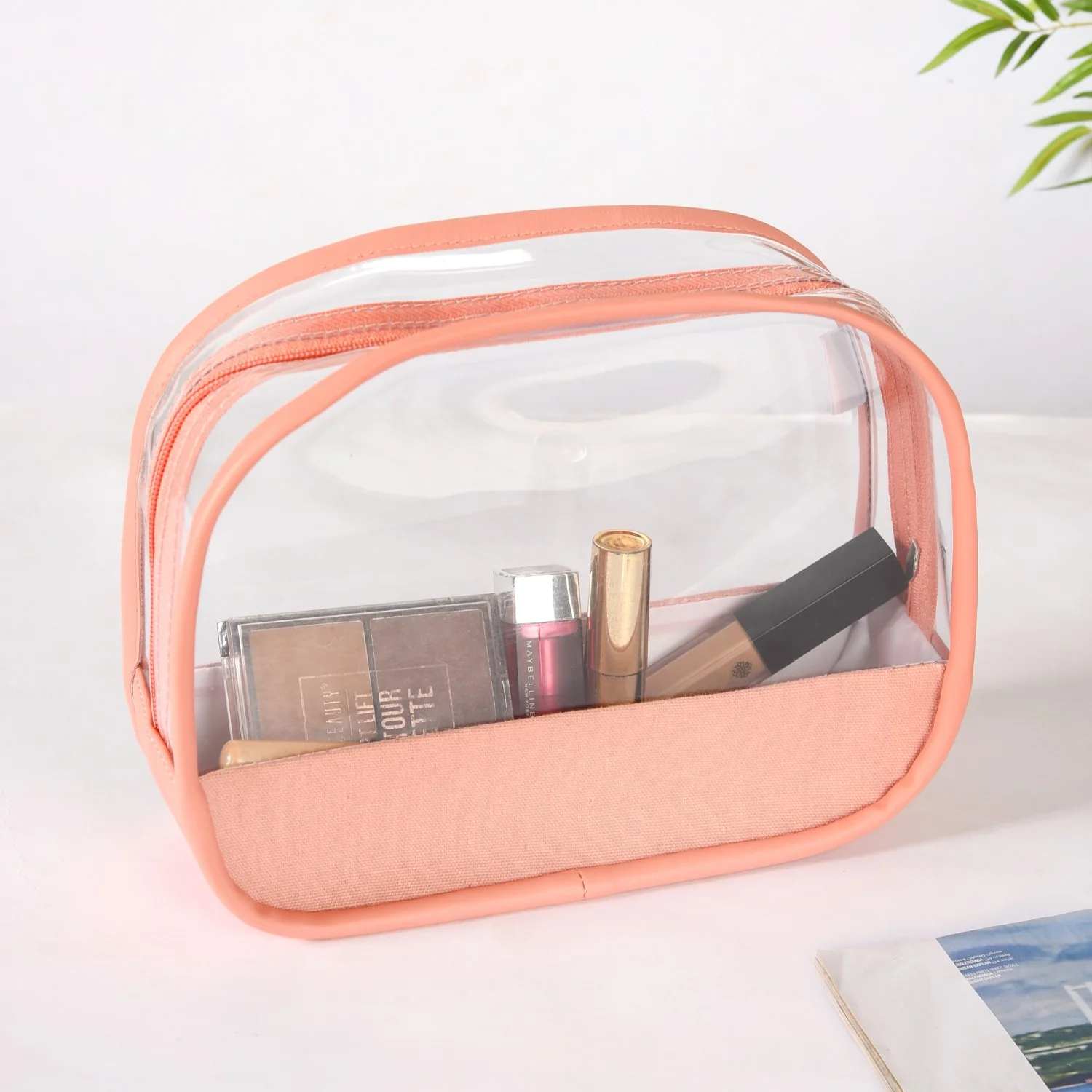 Multipurpose Makeup And Travel Pouch Set Of 4 Pink - Image 7