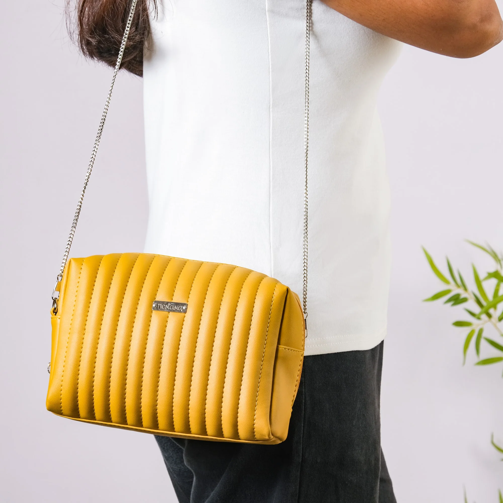Multipurpose Travel Pouch Set of 3 Yellow - Image 4