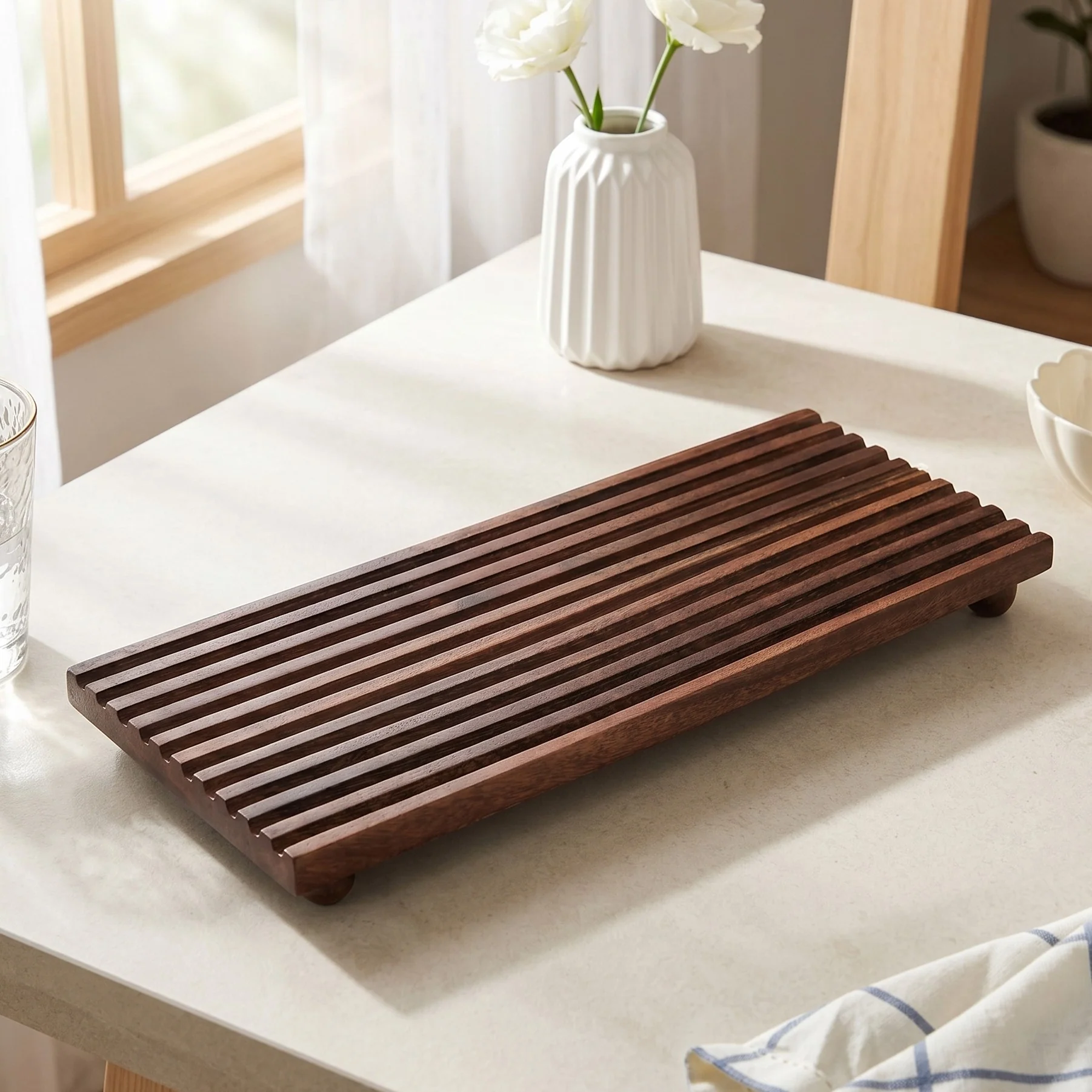 Nero Mango Wood Serving Platter 40x15cm - Image 6