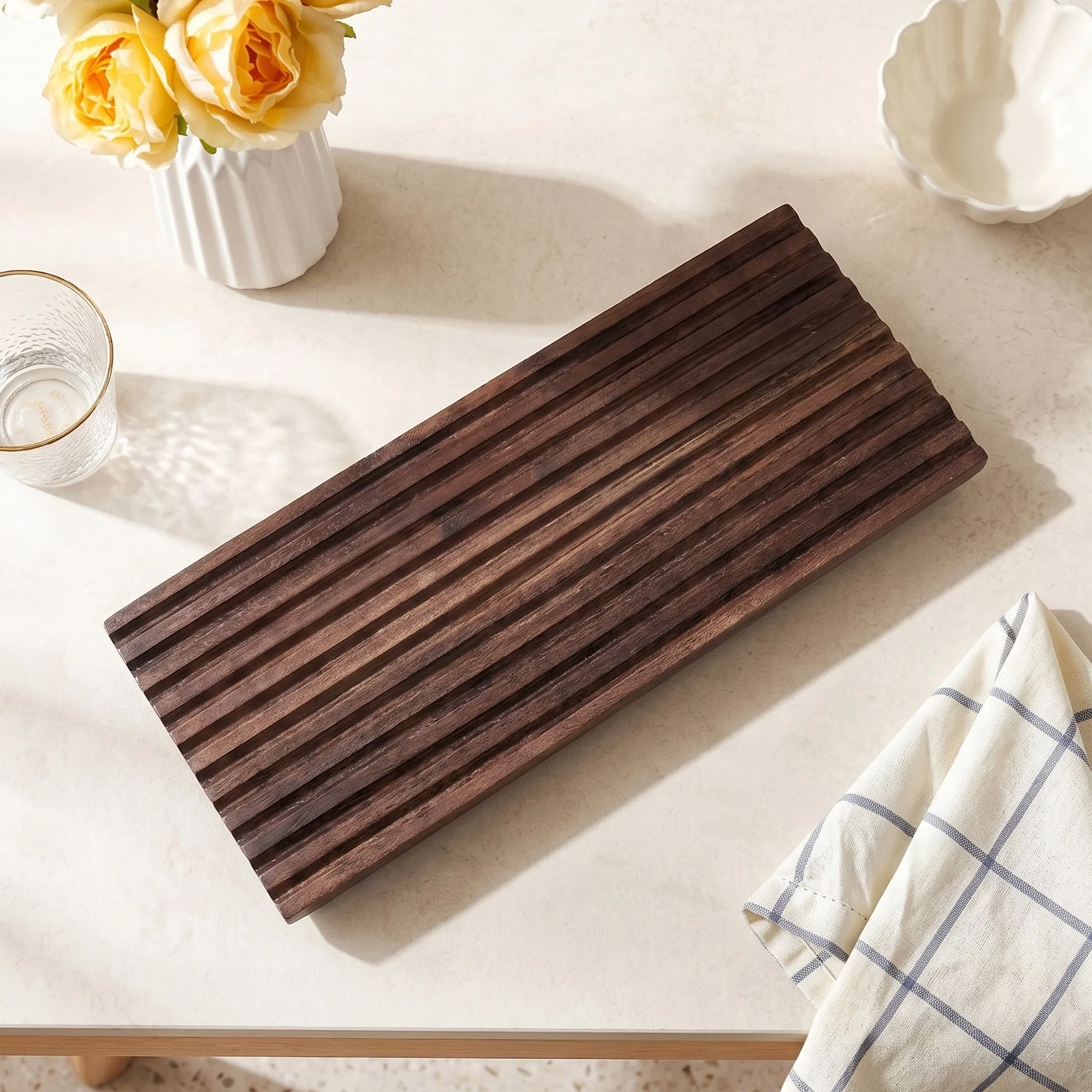 Nero Mango Wood Serving Platter 40x15cm - Image 8