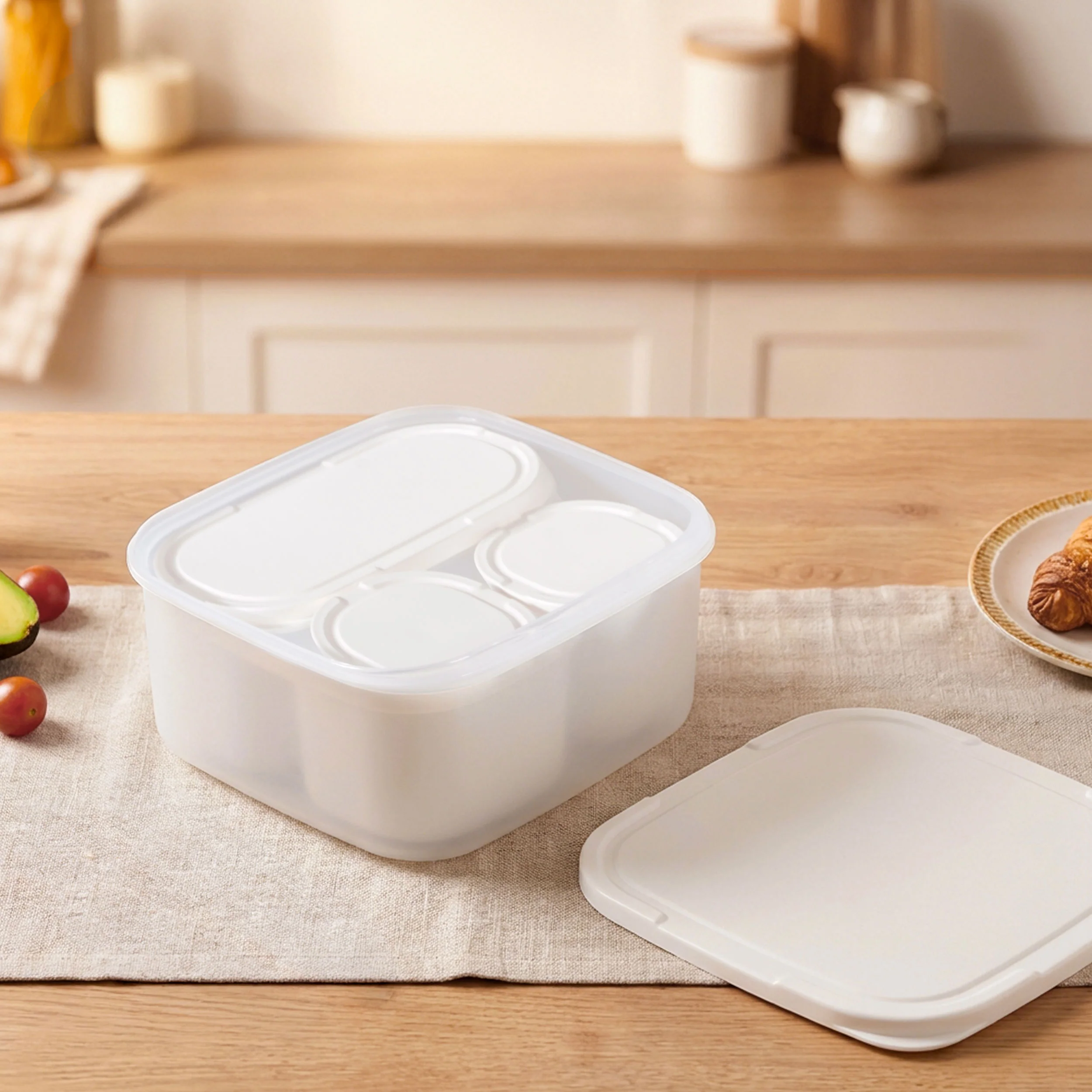 Nestable Food Storage Container Set Of 4 2150ml - Image 6
