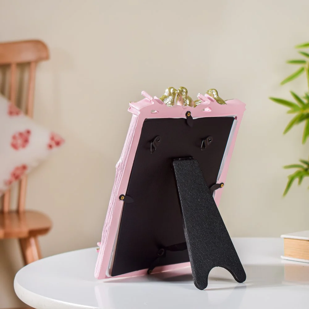 Nestling Birds Photo Frame Pink - Image 3