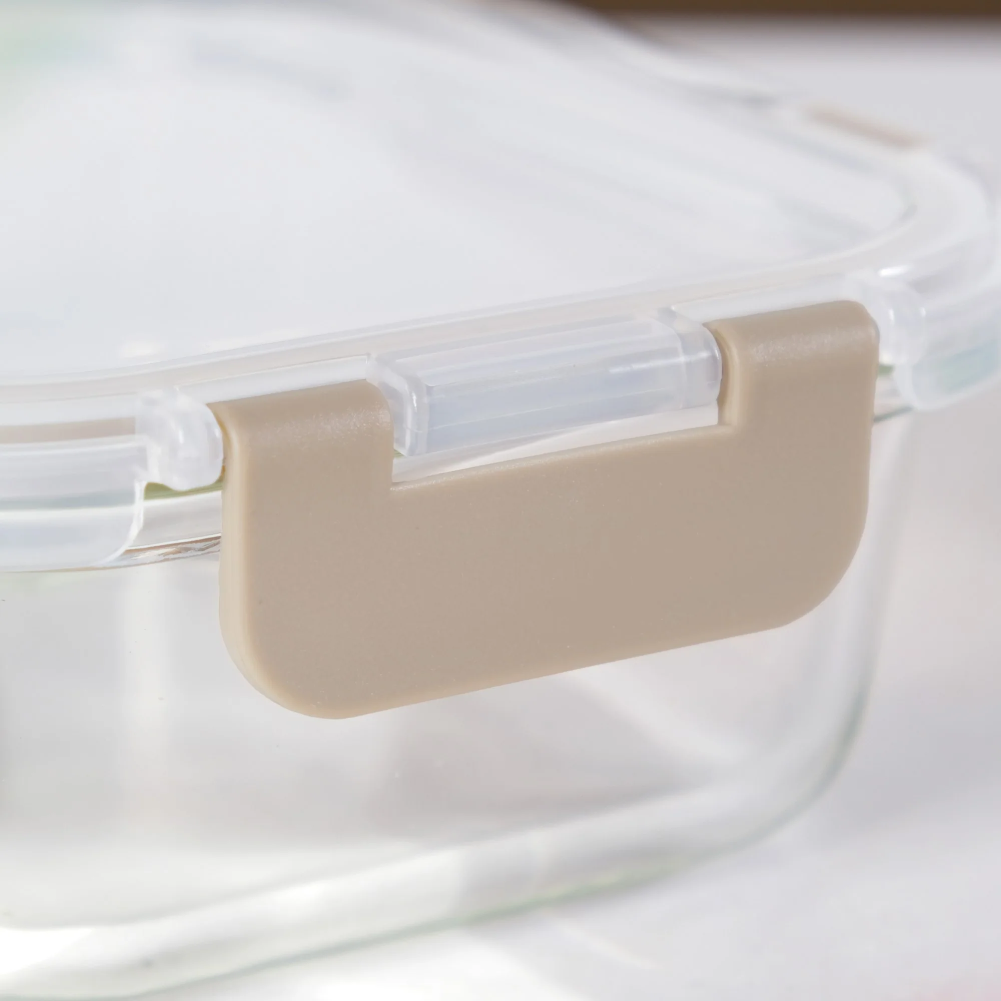 Nestro Microwave Safe Airtight Storage Box Set Of 3 Beige S 185ml M 370ml L 600ml - Image 6