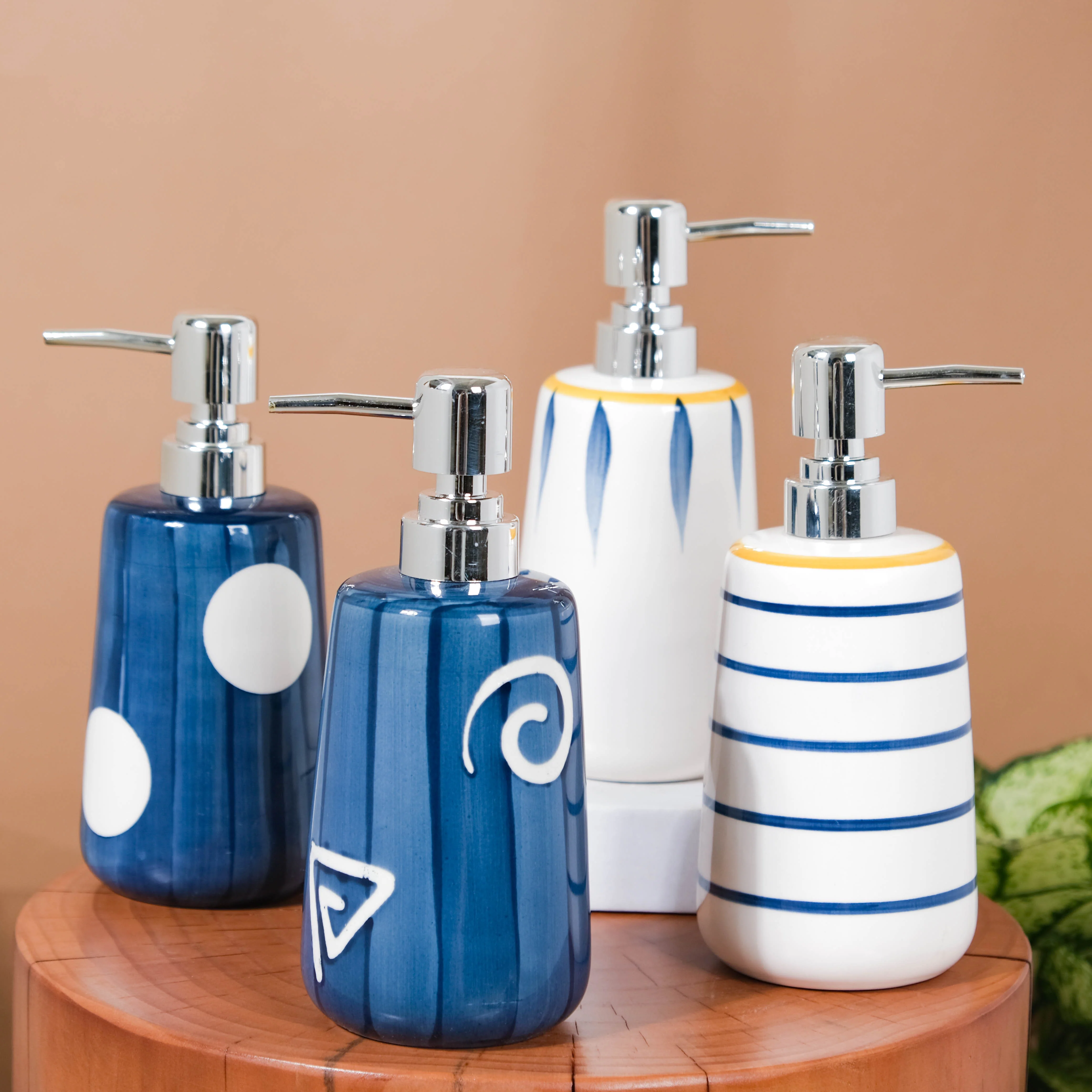 Nitori Sailor Striped Dispenser With Nozzle 450ml - Image 8
