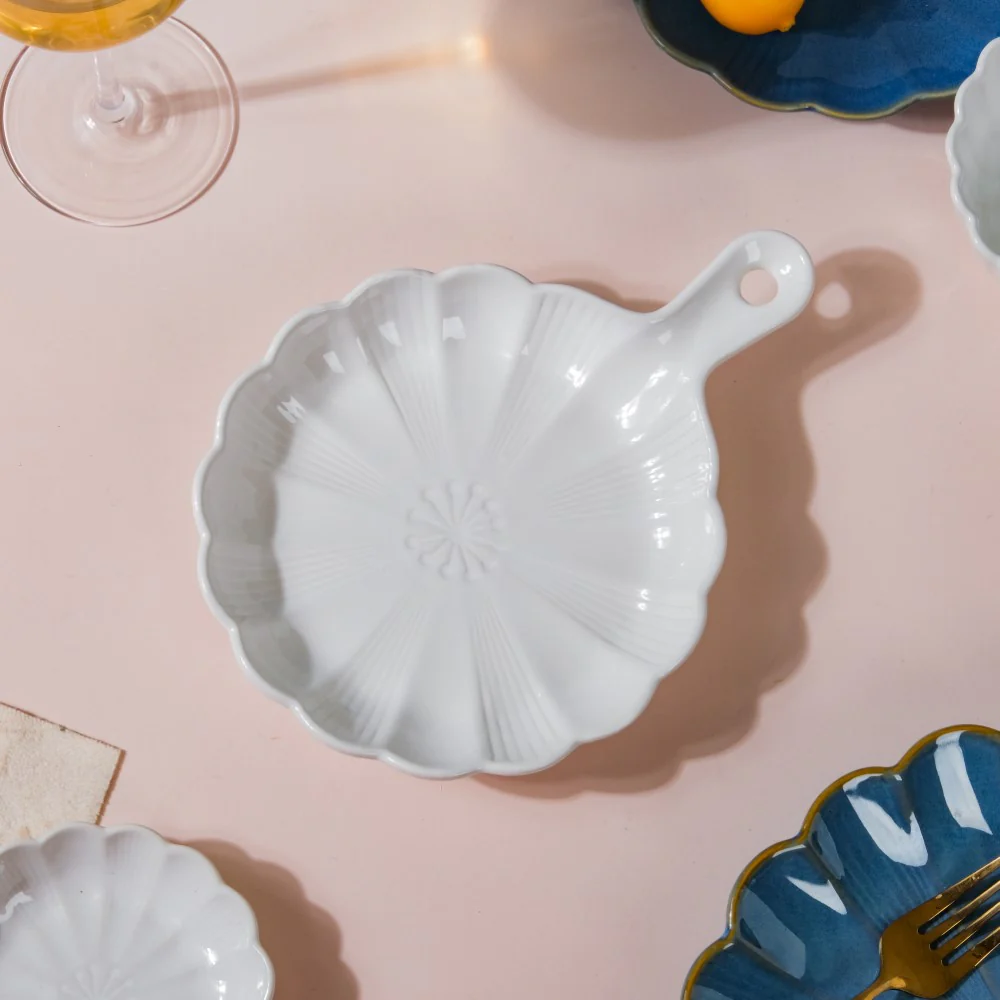 Ocean Blue and White 28 Piece Dinner Set For 6 - Image 13