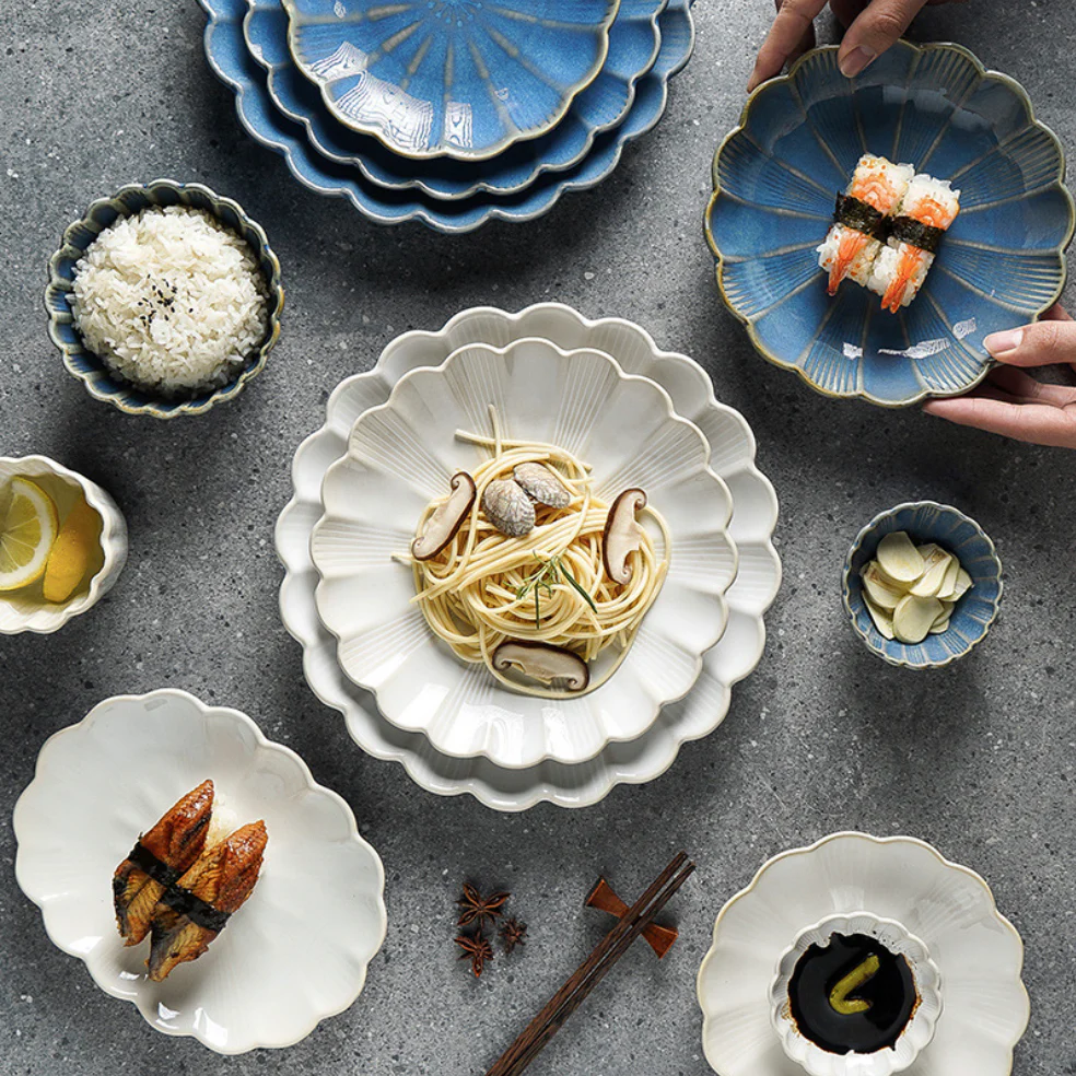 Ocean Ceramic Dinner Plate Blue 10 Inch - Image 4