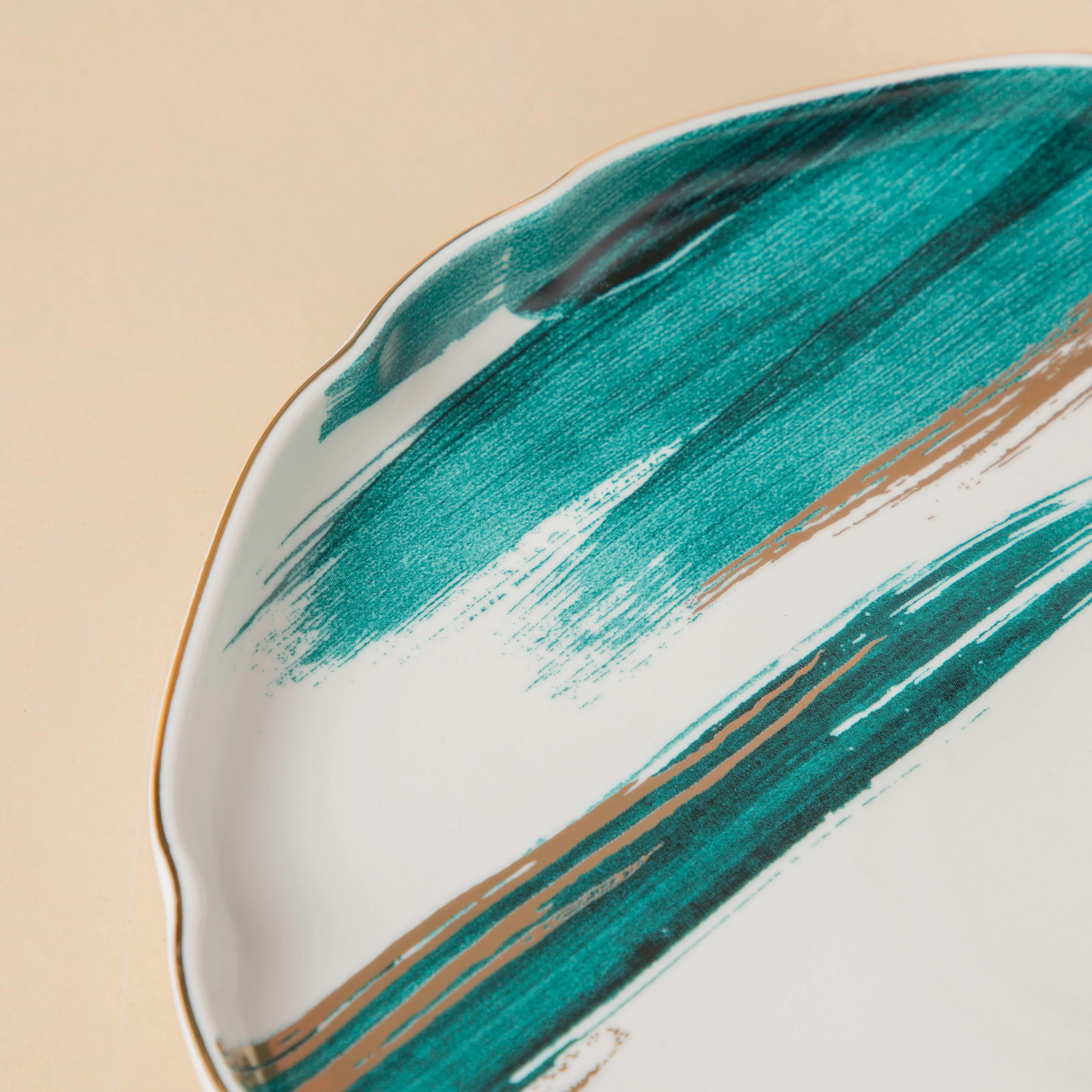 Oceanic Coastal Green Dinner Plate 10 Inch - Image 4