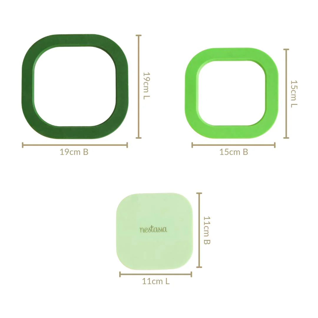 Ombre Green Magnetic Trivet Set Of 3 - Image 4