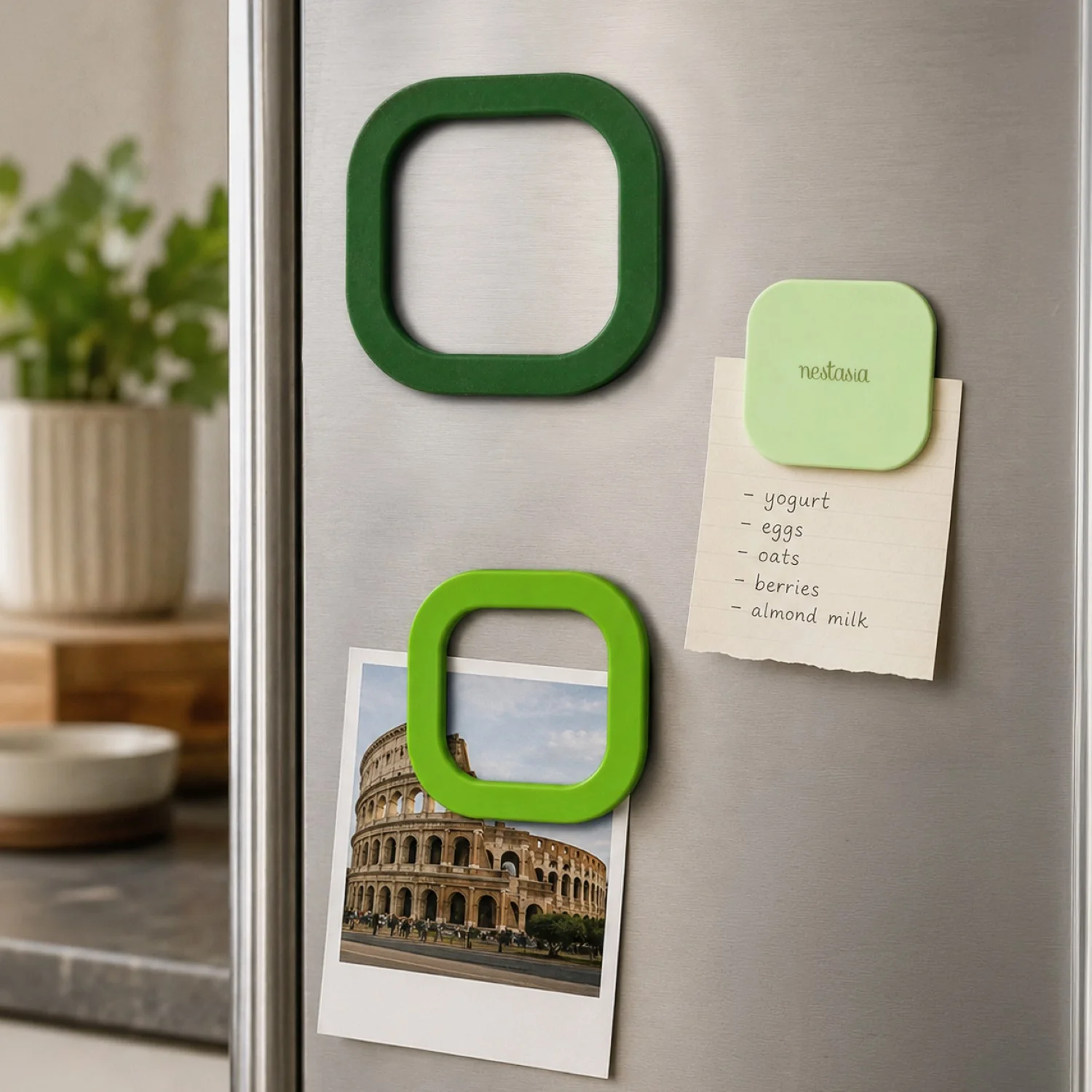 Ombre Green Magnetic Trivet Set Of 3 - Image 6