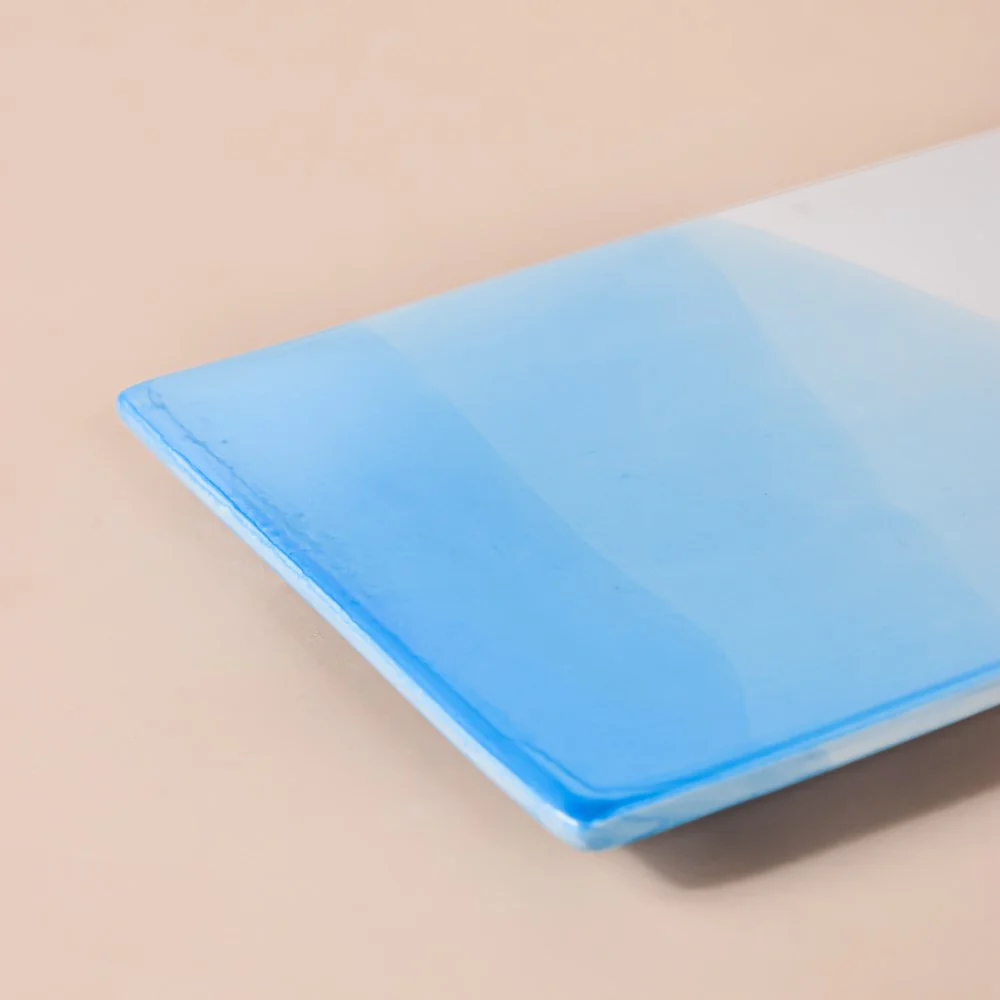 Ombre Ceramic Platter Blue Small 8 Inch - Image 4