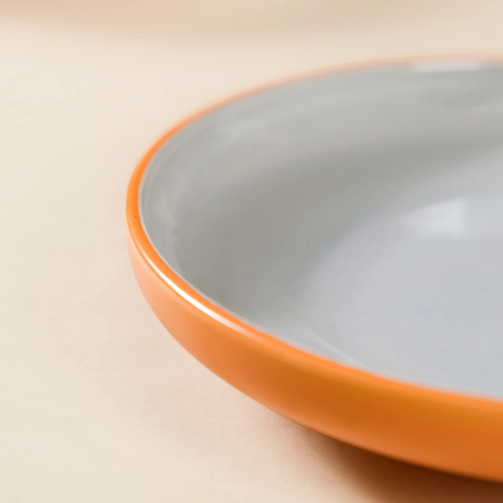 Orange Zoella Set Of 4 Dinner Plates 10 Inch - Image 9