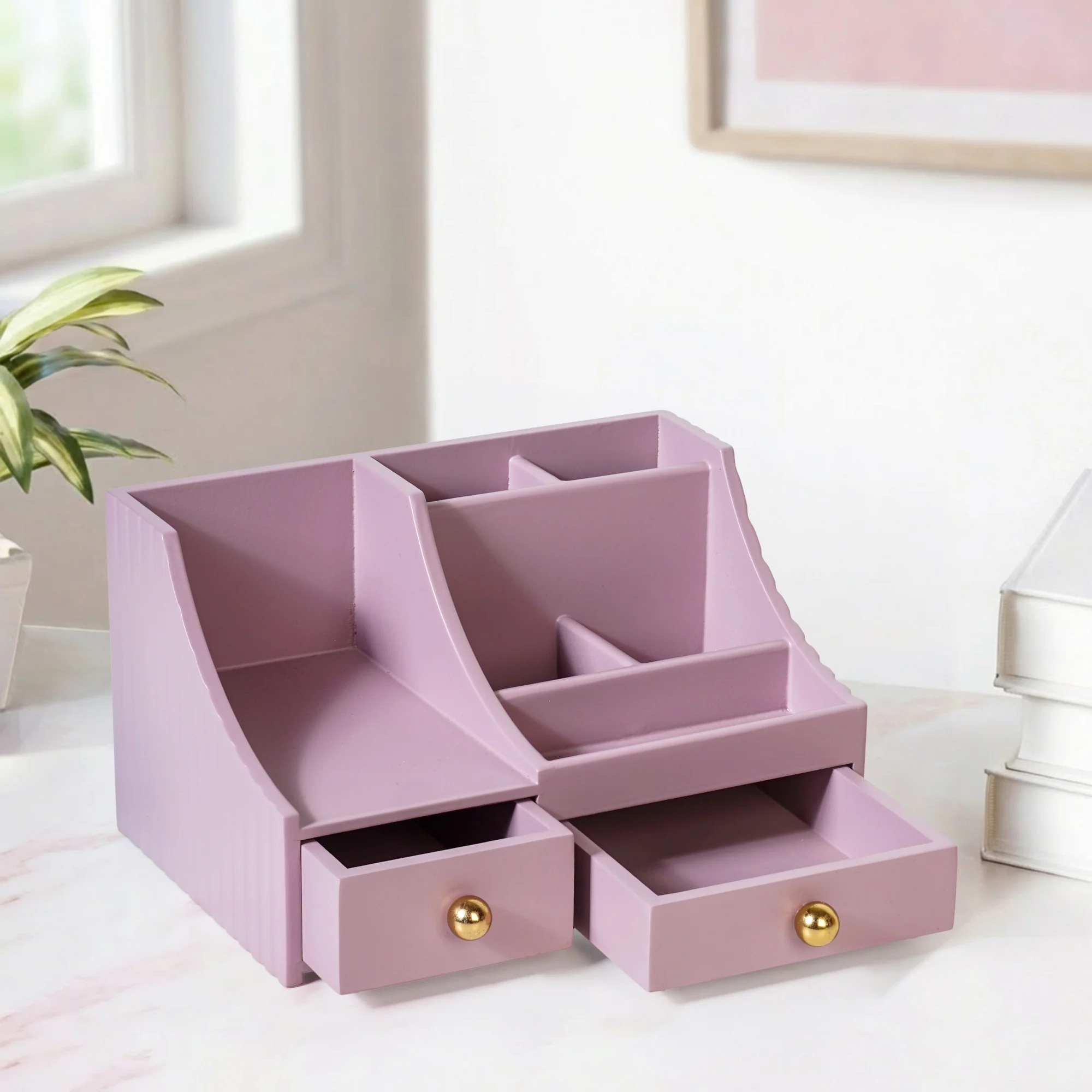 Organiser With Drawers Blush Lilac - Image 6