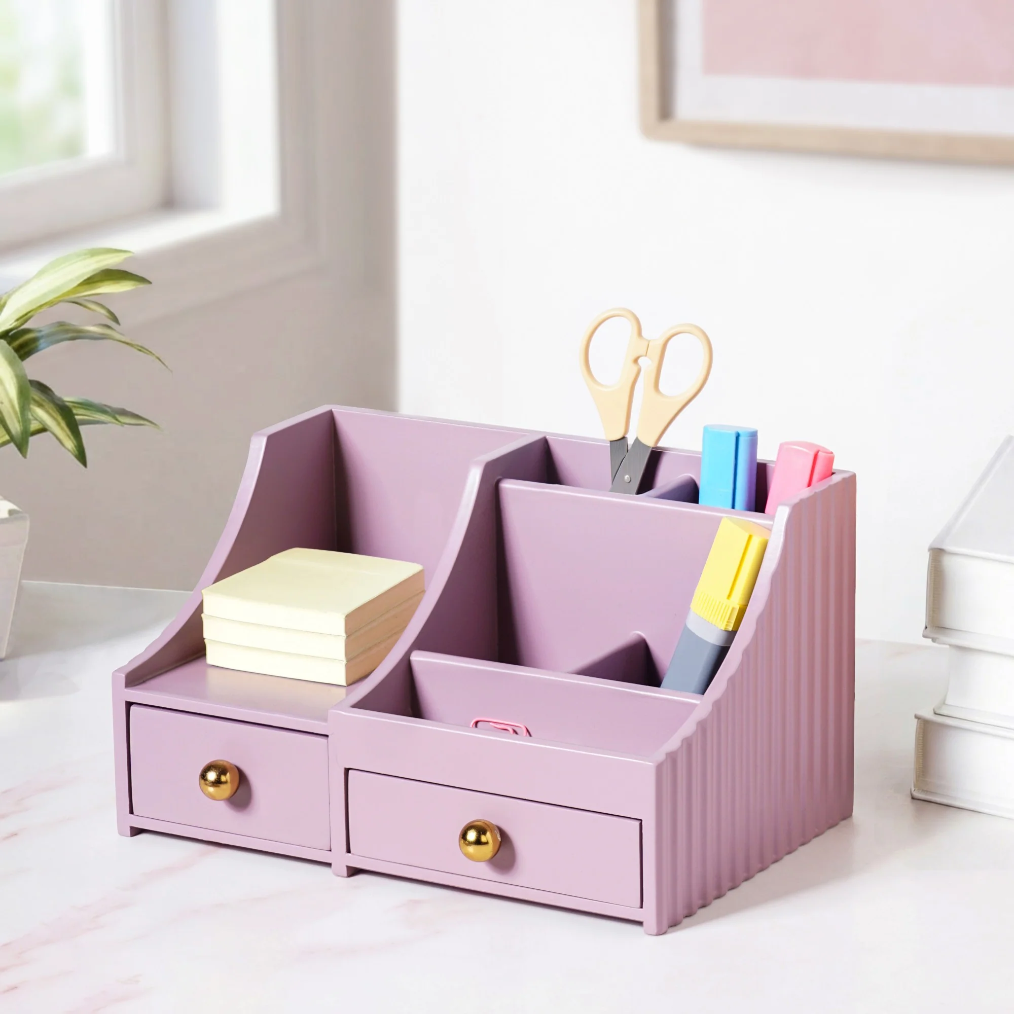 Organiser With Drawers Blush Lilac - Image 7