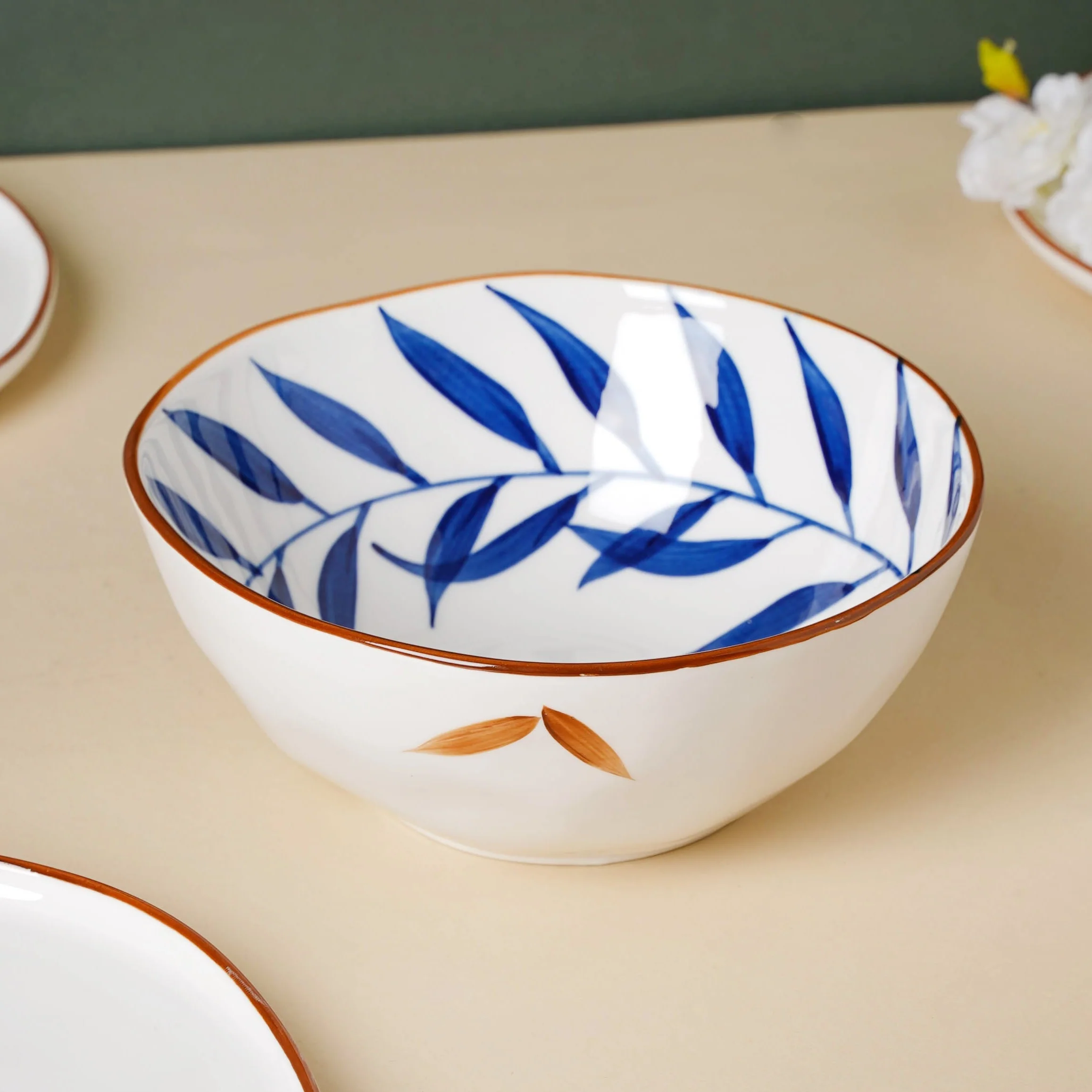 Palm Leaf 27 Piece Dinner Set For 6 - Image 16