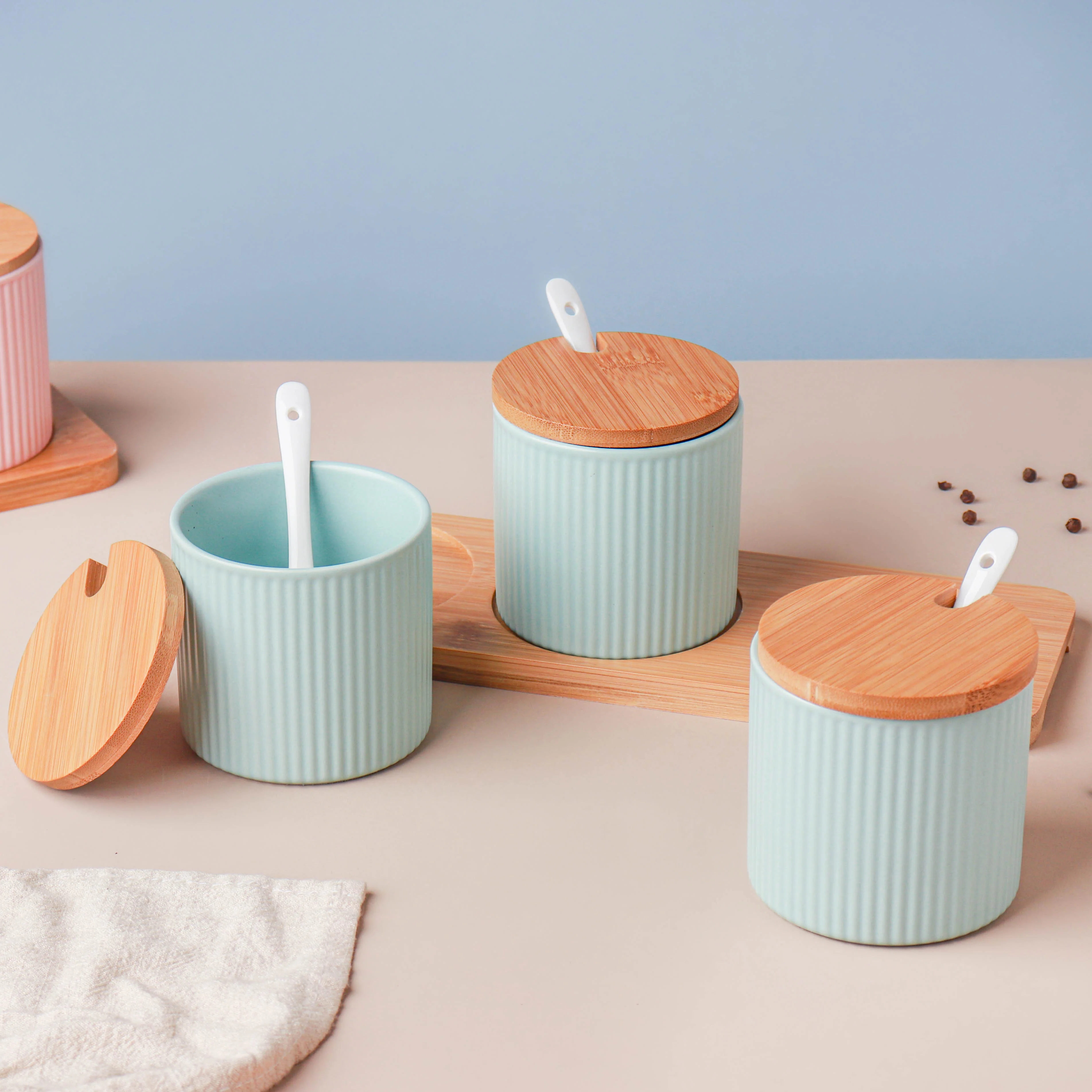 Pastel Spice Jar Set of 3 - Image 8
