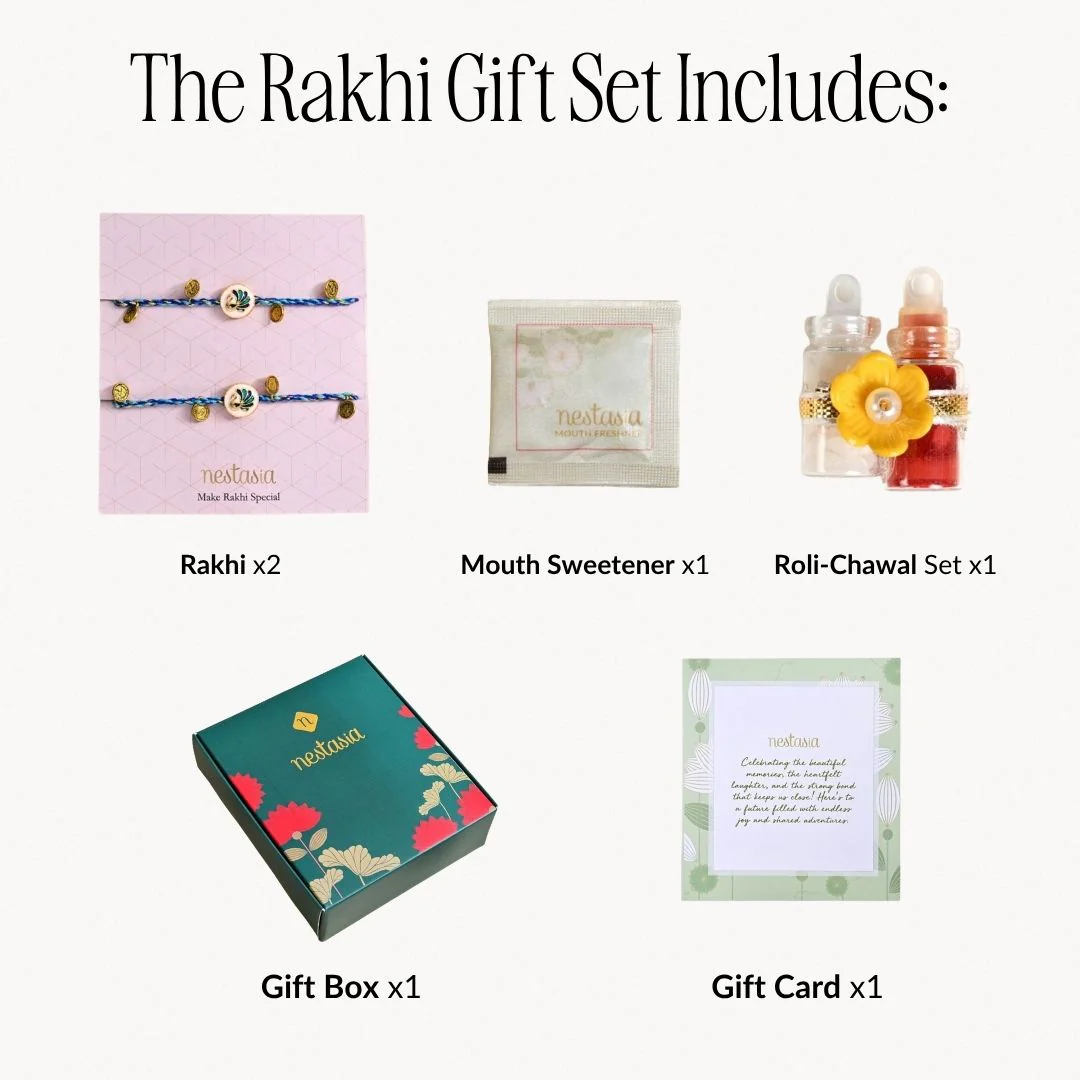 Peacock Rakhi Gift Set - Image 4