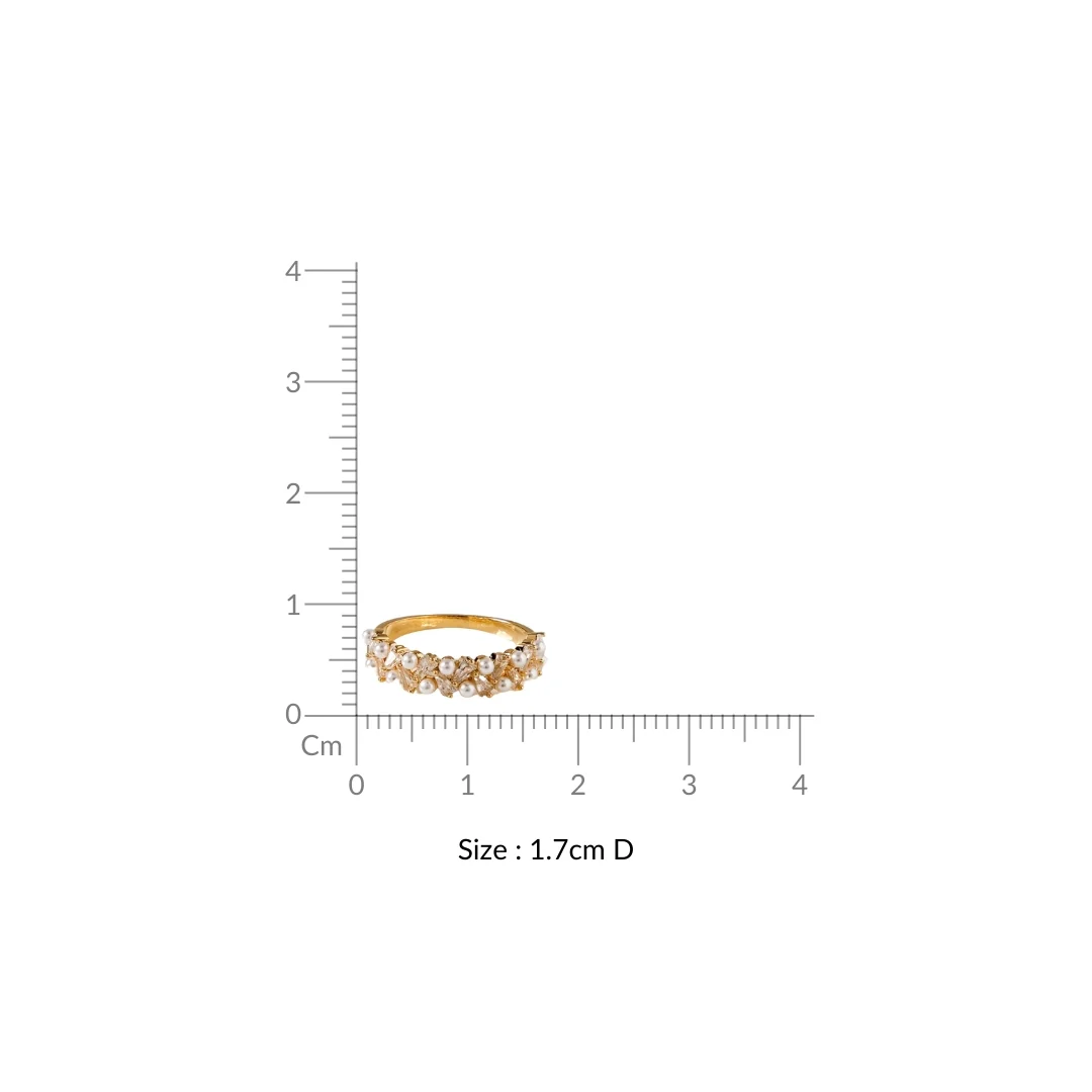 Pearl Bijou Ring Gold - Image 3